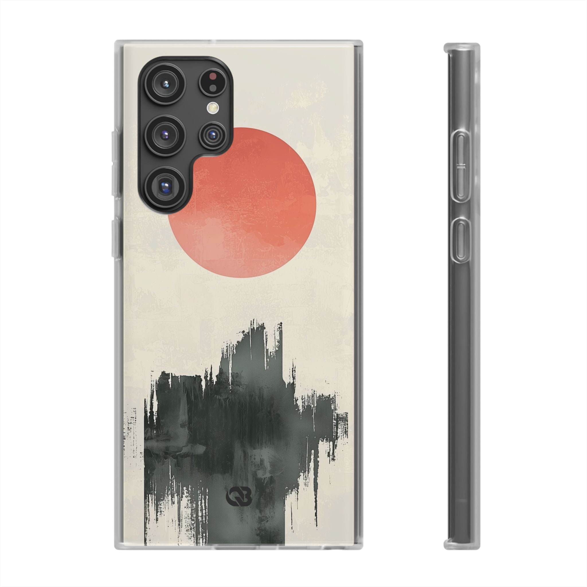 Crimson Sun Strokes · Soft Phone Case for Samsung
