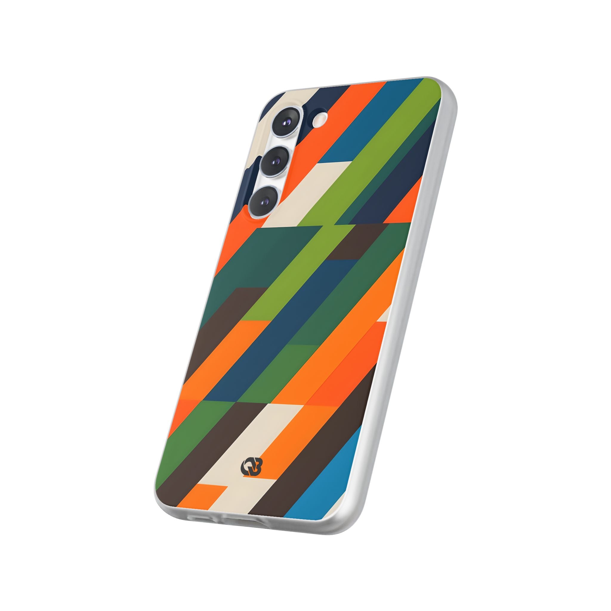 Angled Retro Mosaic · Soft Custodia per Samsung