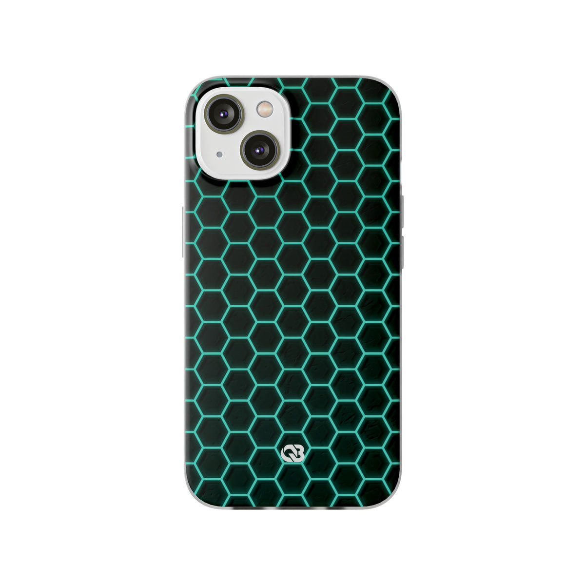 Neon Hex Spectrum · Lite Phone Case for iPhone · Teal