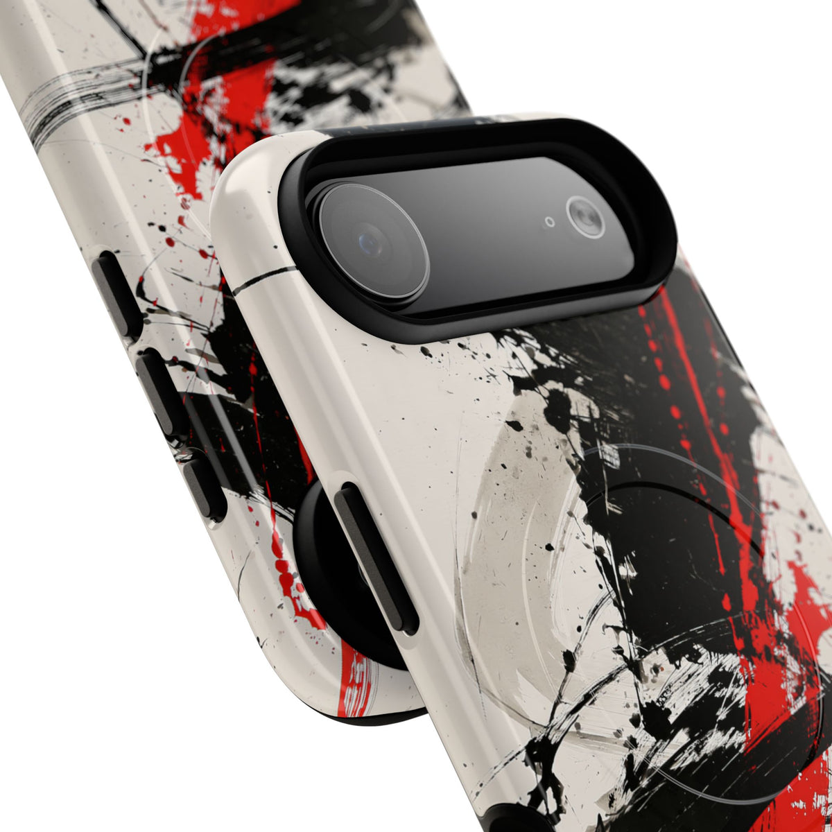 Crimson Sumi Slash · Tough 2.0 Magnetic Phone Case for iPhone · White