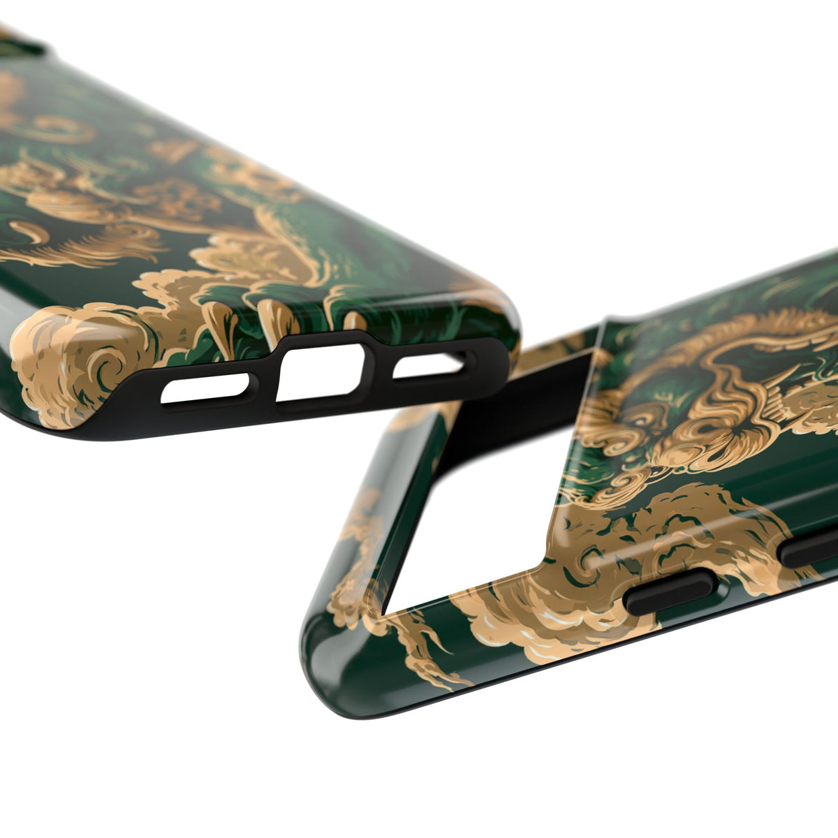 Imperial Guardian Lion · Tough Phone Case for Pixel · Green