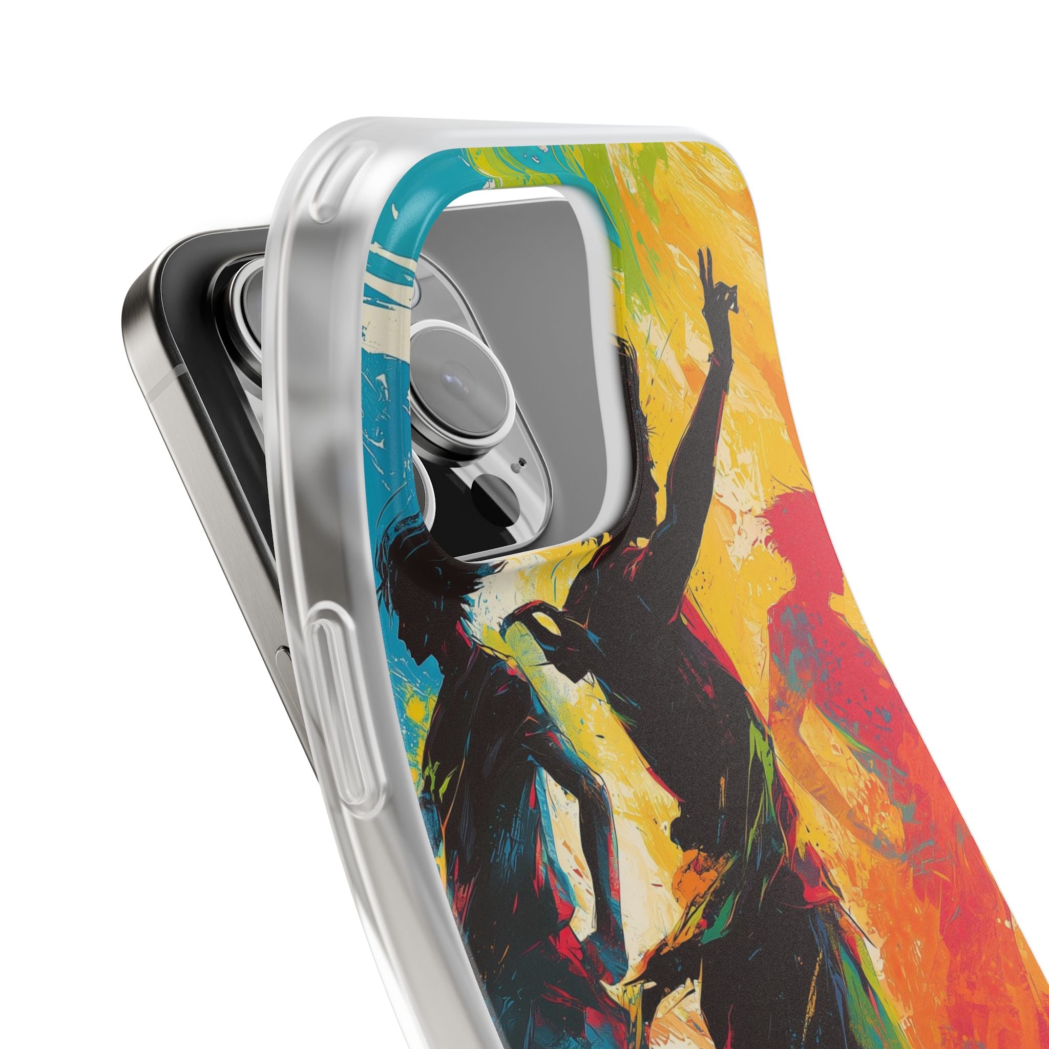Electric Motion Blur · Soft Phone Case for iPhone
