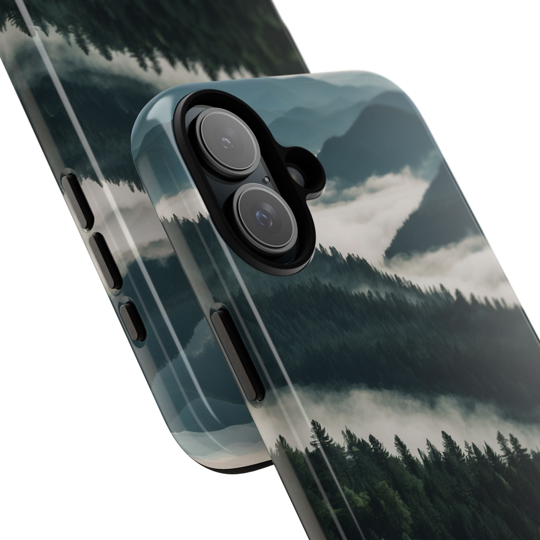 Misty Pine Peaks · Tough Phone Case for iPhone