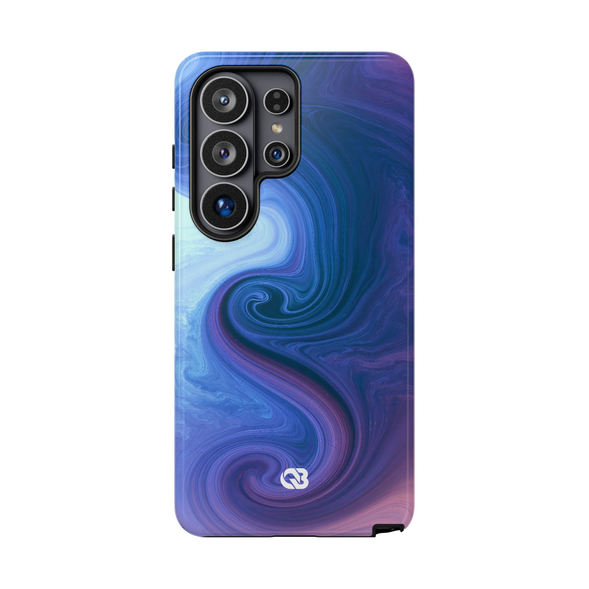 Azure Fluid Swirl · Tough Phone Case for Samsung · Blue