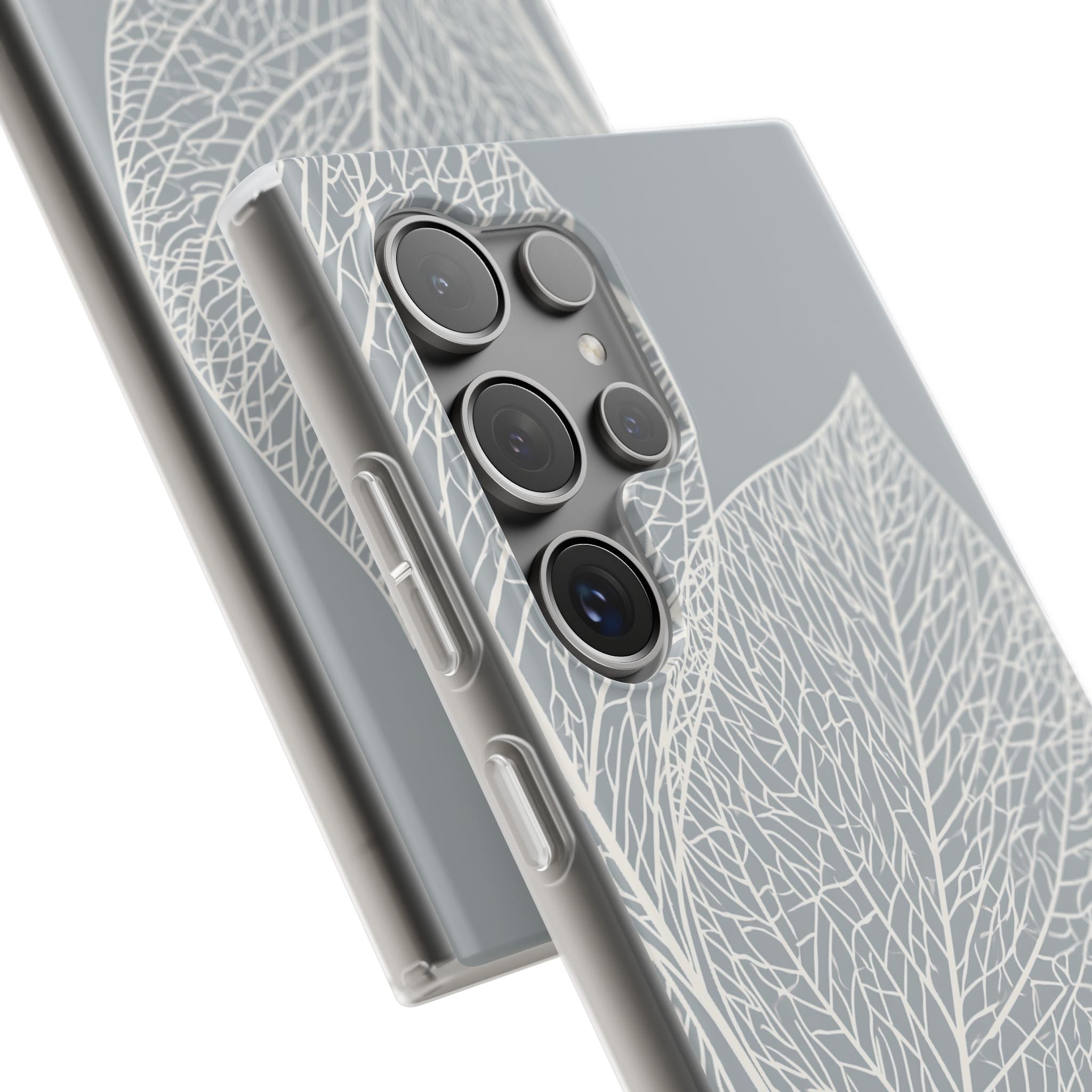 Grey Lite Phone Case for Samsung - Frosted Ash Veins