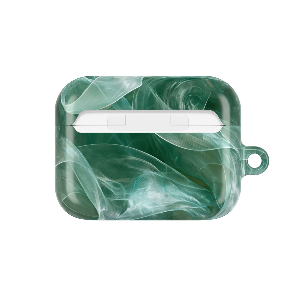 Translucent Aqua Flow · Hard Case for AirPods & AirPods Pro · Teal