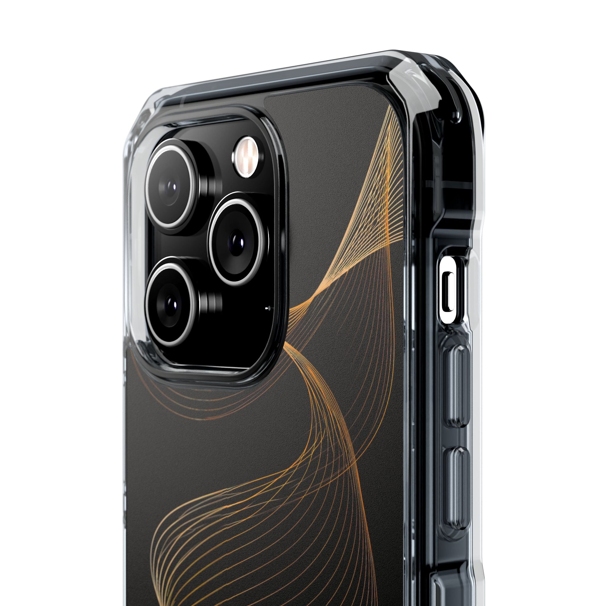 Gold Impact MagSafe Phone Case for iPhone - Burnished Bronze Helix