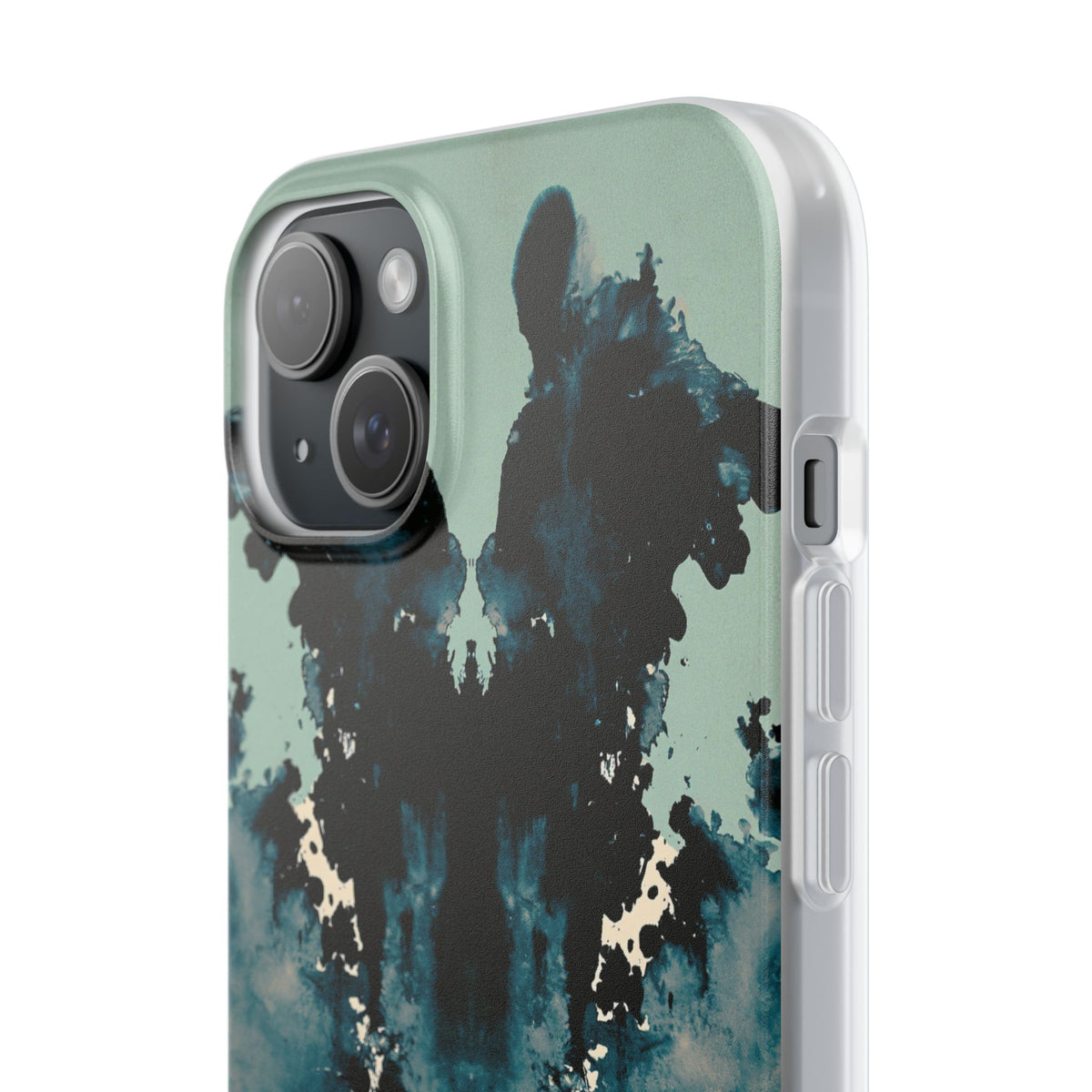 Rorschach Ink Void · Lite Phone Case for iPhone · Black
