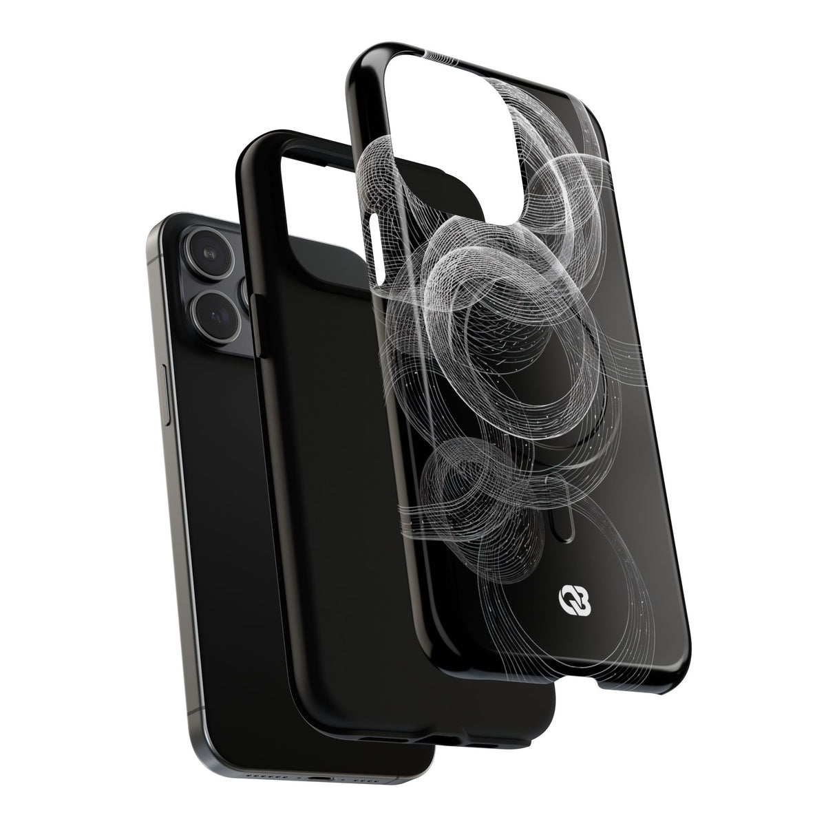 Orbital Resonance · Tough 2.0 Magnetic Phone Case for iPhone · Black