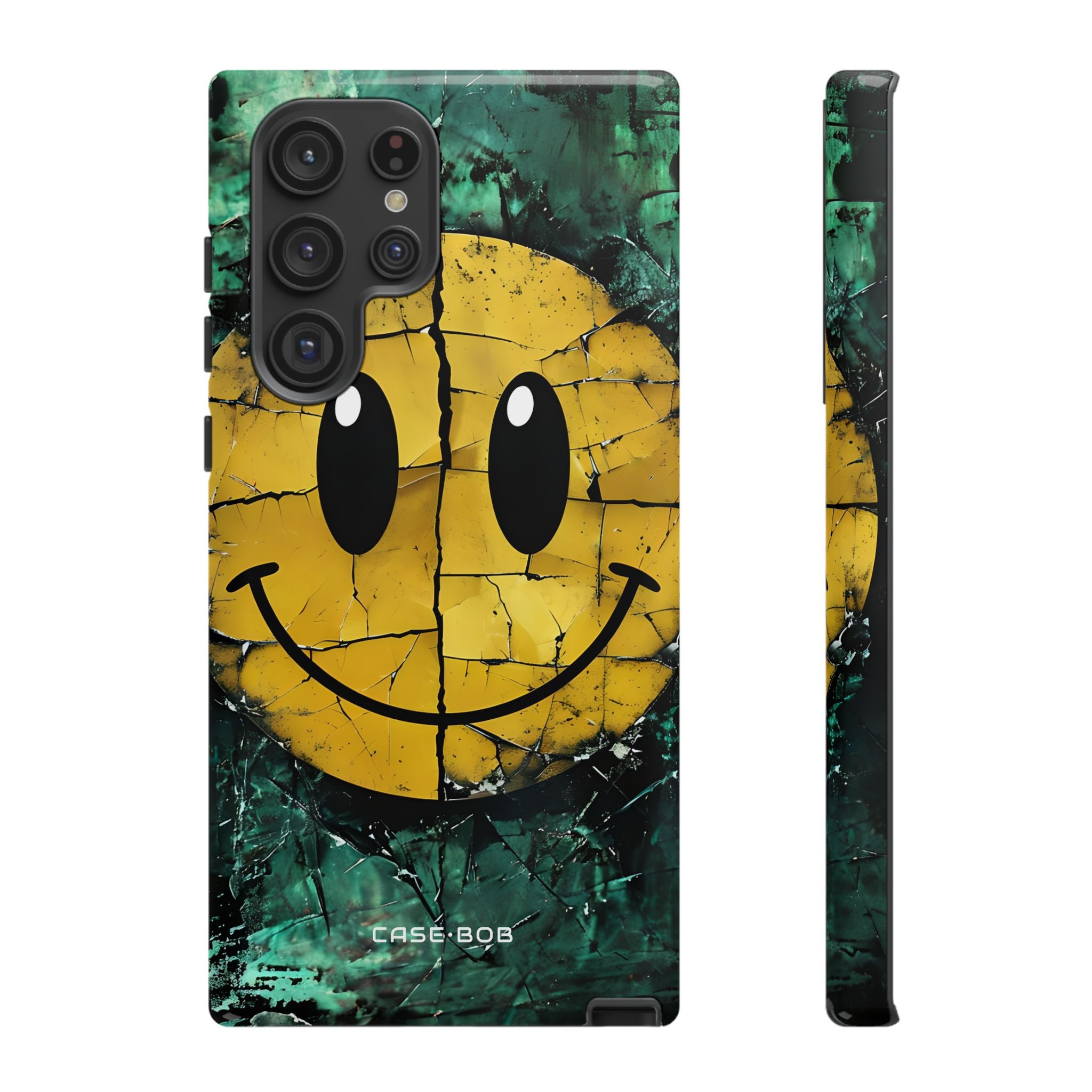 Cracked Smiley Samsung S22 Ultra Case - Tough