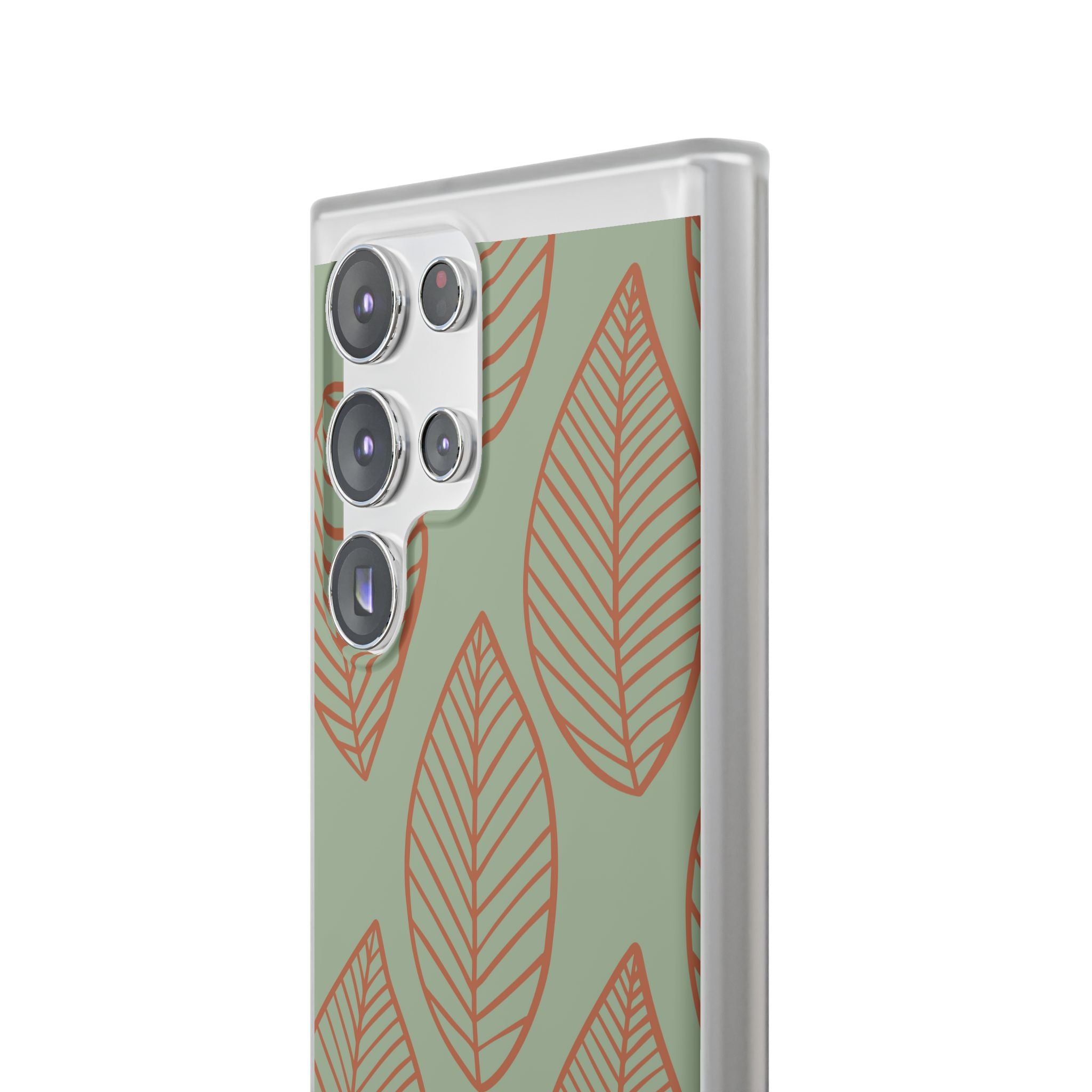 Sage Earth Leaves · Soft Phone Case for Samsung