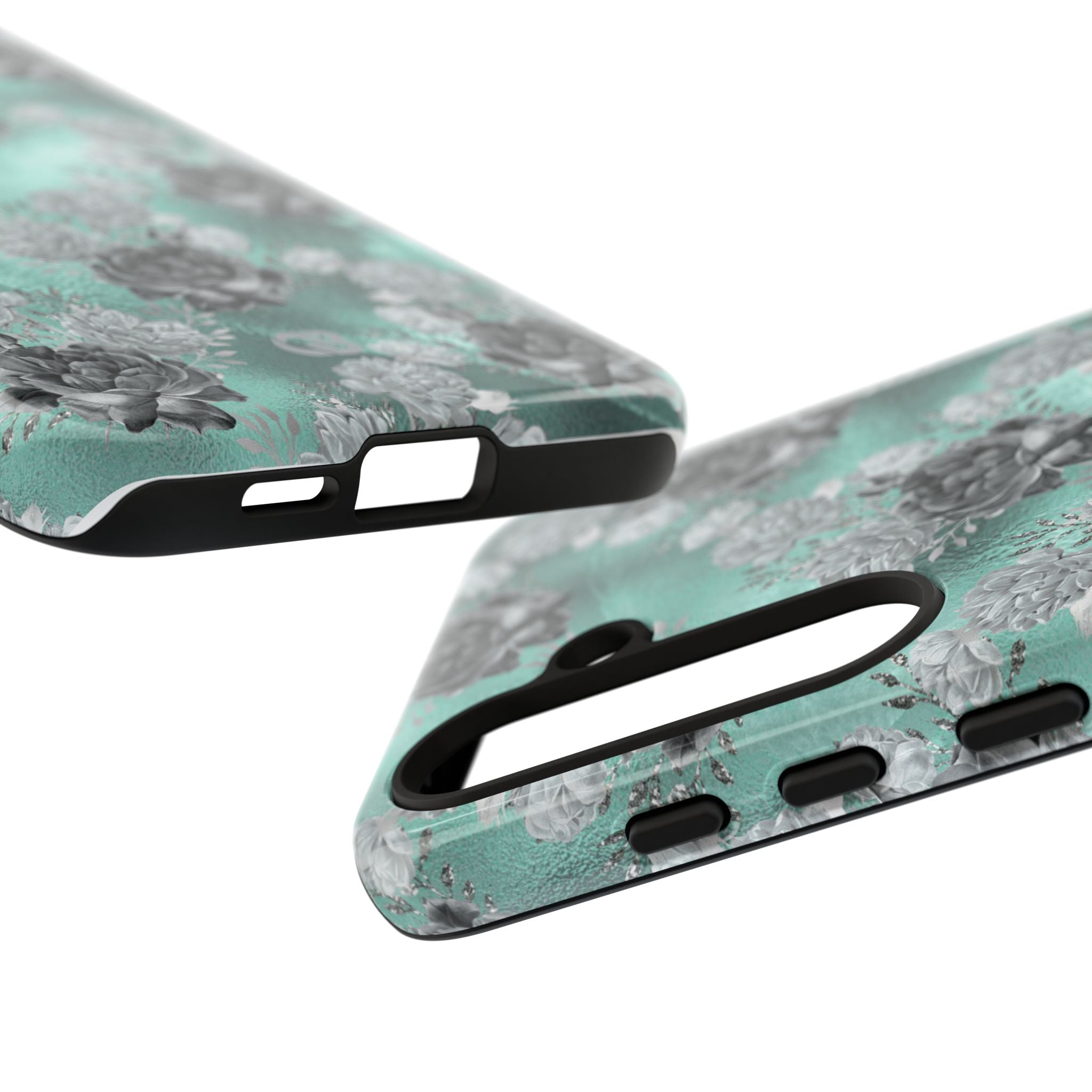 Frost Mint Floral · Tough Phone Case for Samsung