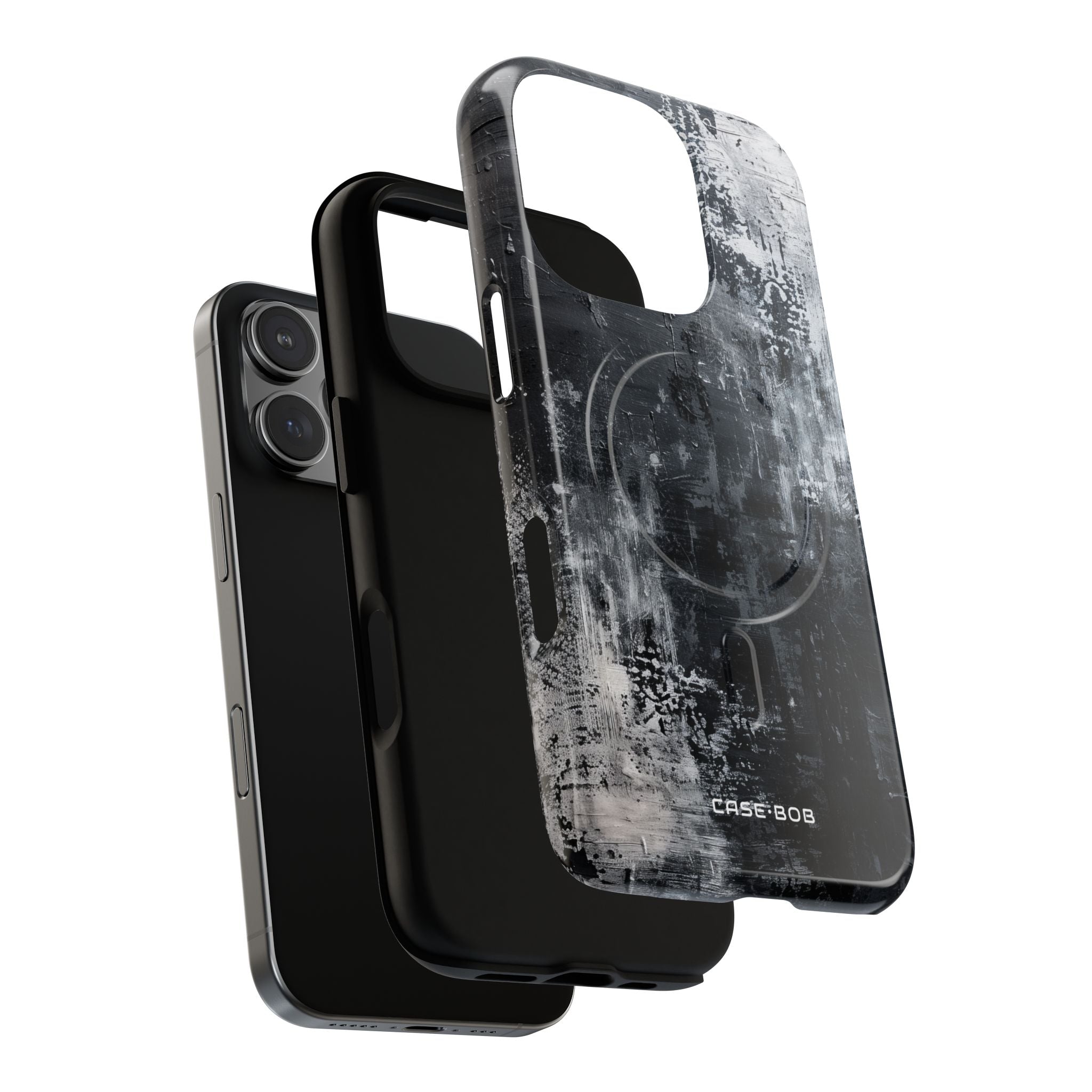 Textured Blackscape iPhone 16 Pro Case - Tough+