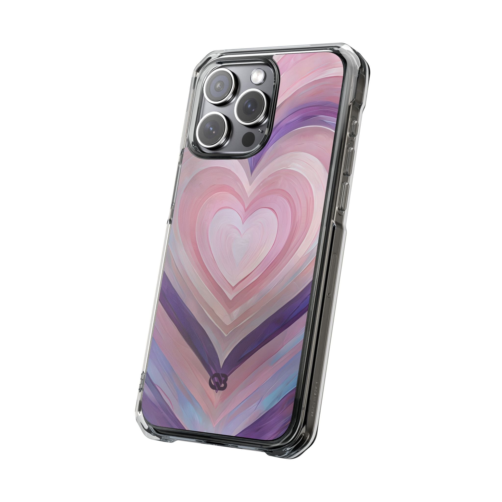 Lavender Pulse Hearts · Impact Magsafe