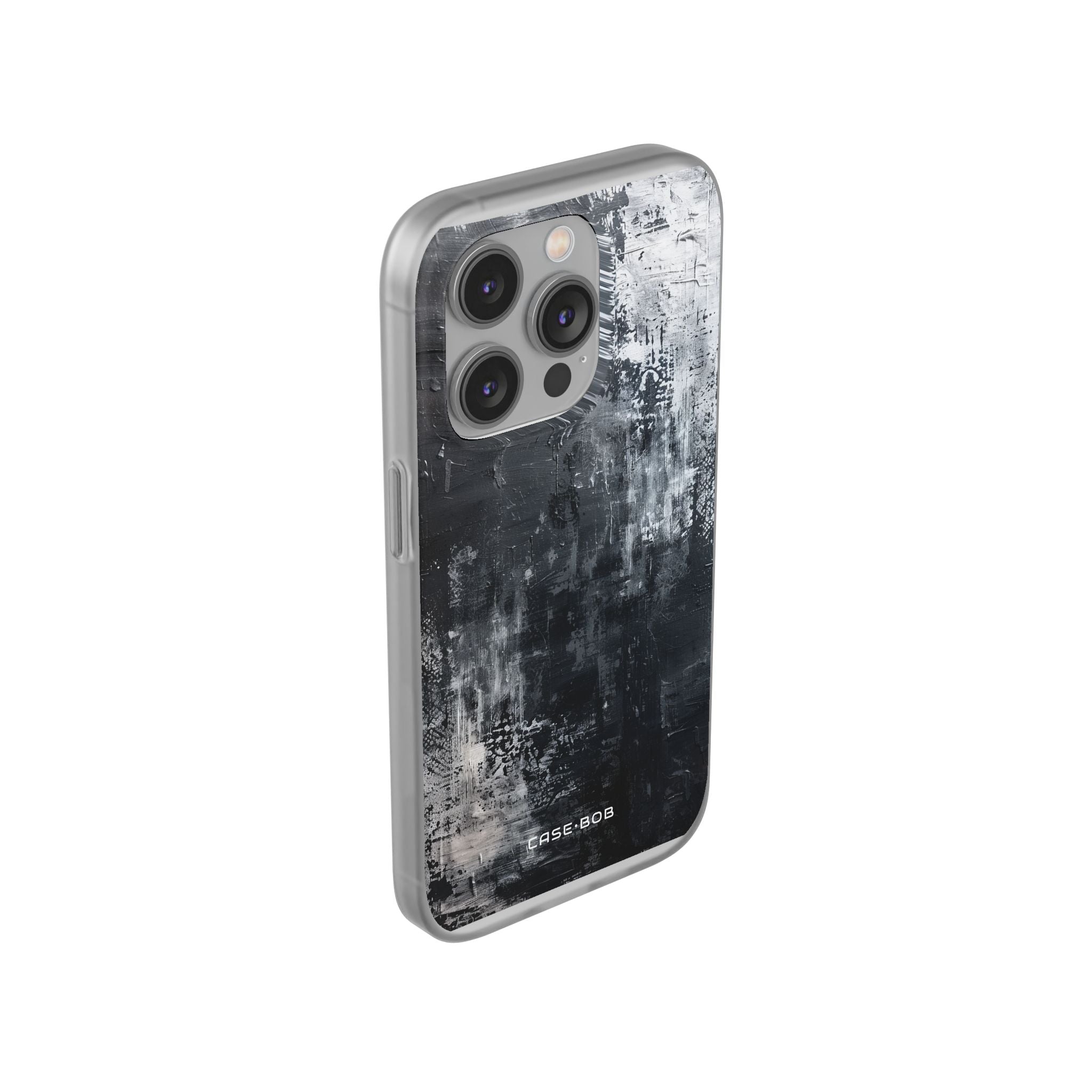 Texturiertes Blackscape iPhone 14 Pro Case - Soft