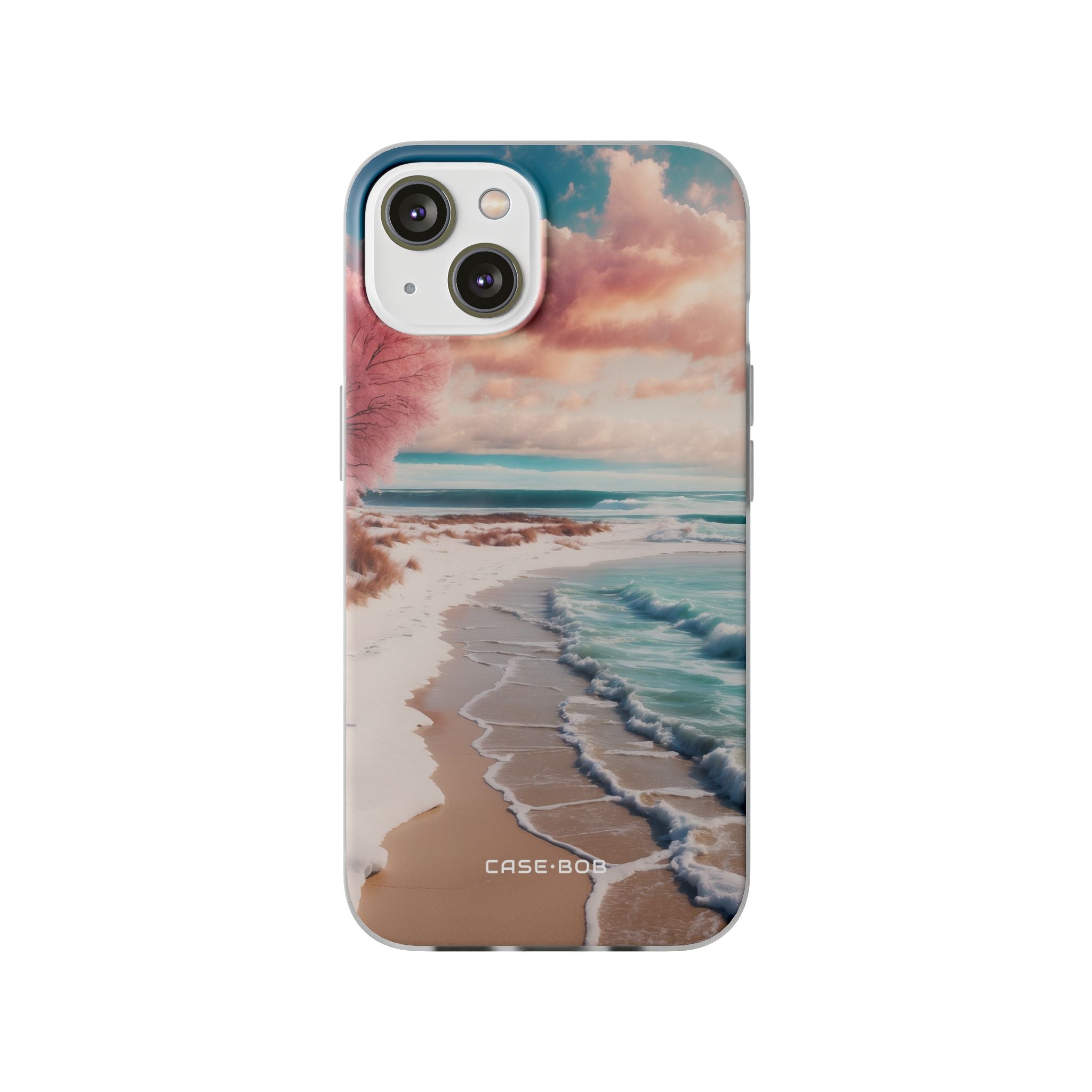 Pink Tree Breeze iPhone 14 Skal - Mjuk