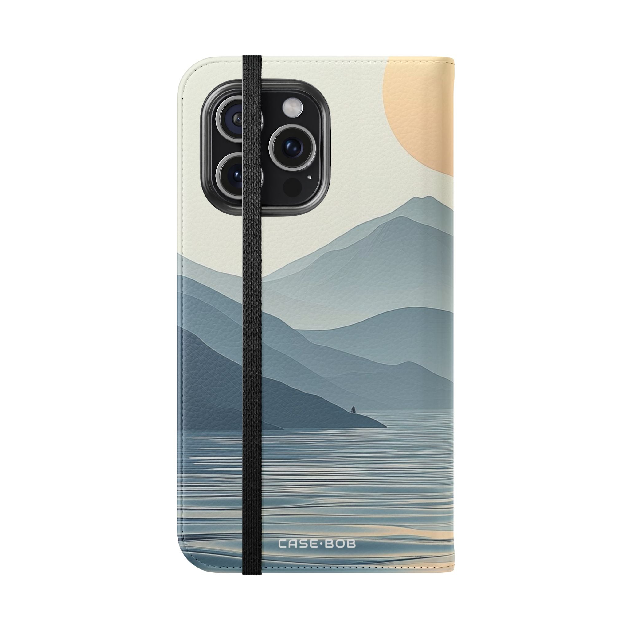Pale Sun Horizon - iPhone 15 Pro Max Case - Wallet