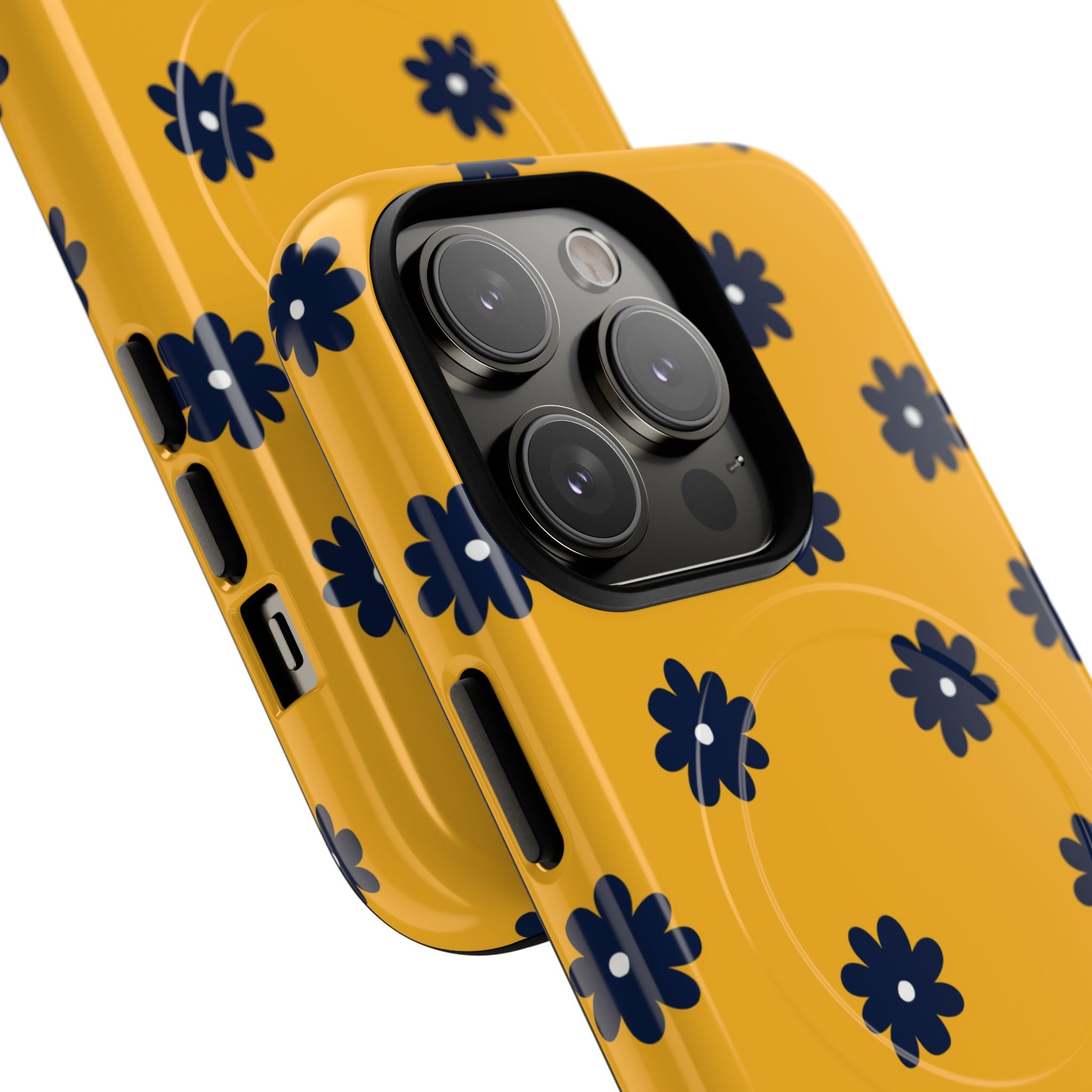 Navy Daisy Mustard · Tough+ Phone Case for iPhone · Magsafe