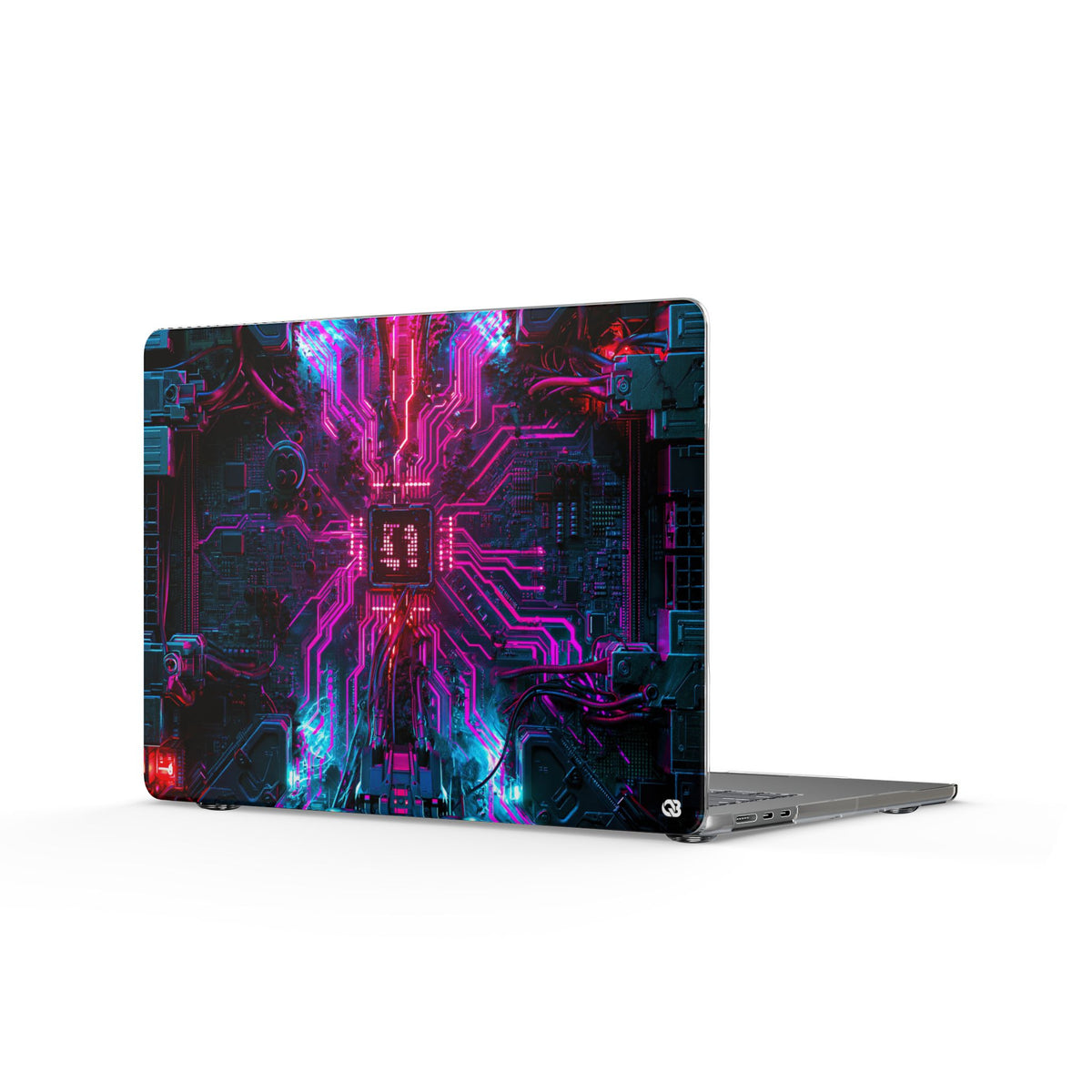 Neural Circuit Core · Clear Hard Case for MacBook · Black