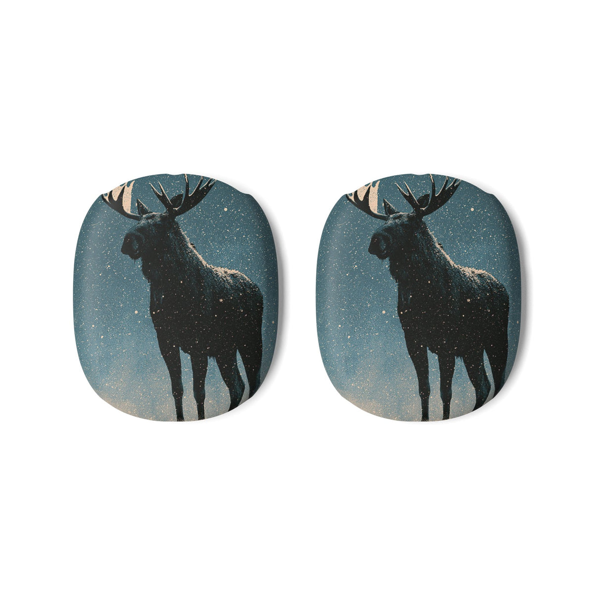 Nordic Boreal Moose · Hard Case for AirPods Max · Blue