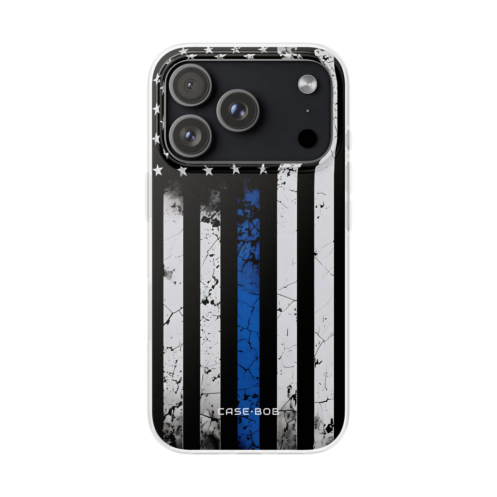 Blue Stripe Flag iPhone 17 Pro Case - Soft - CASE•BOB