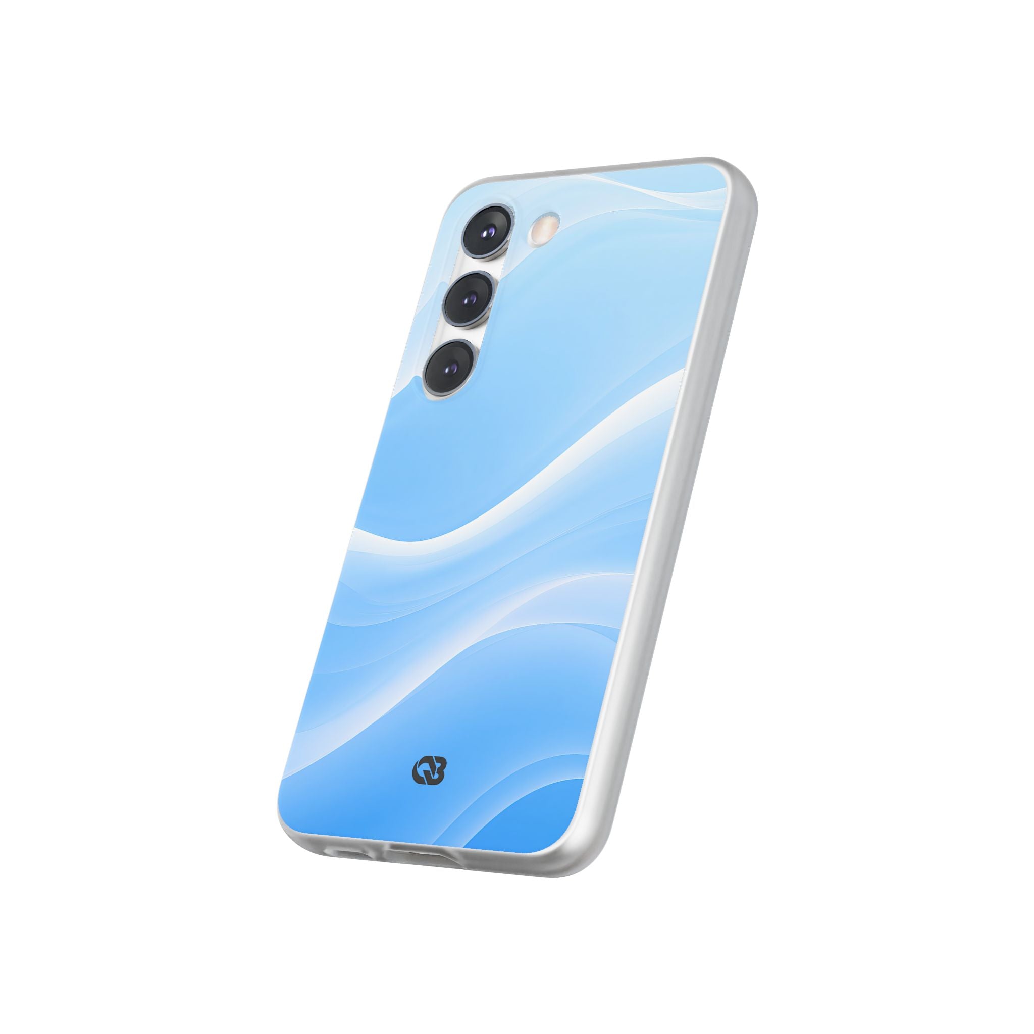 Blue Lite Phone Case for Samsung - Glacial Blue Silk