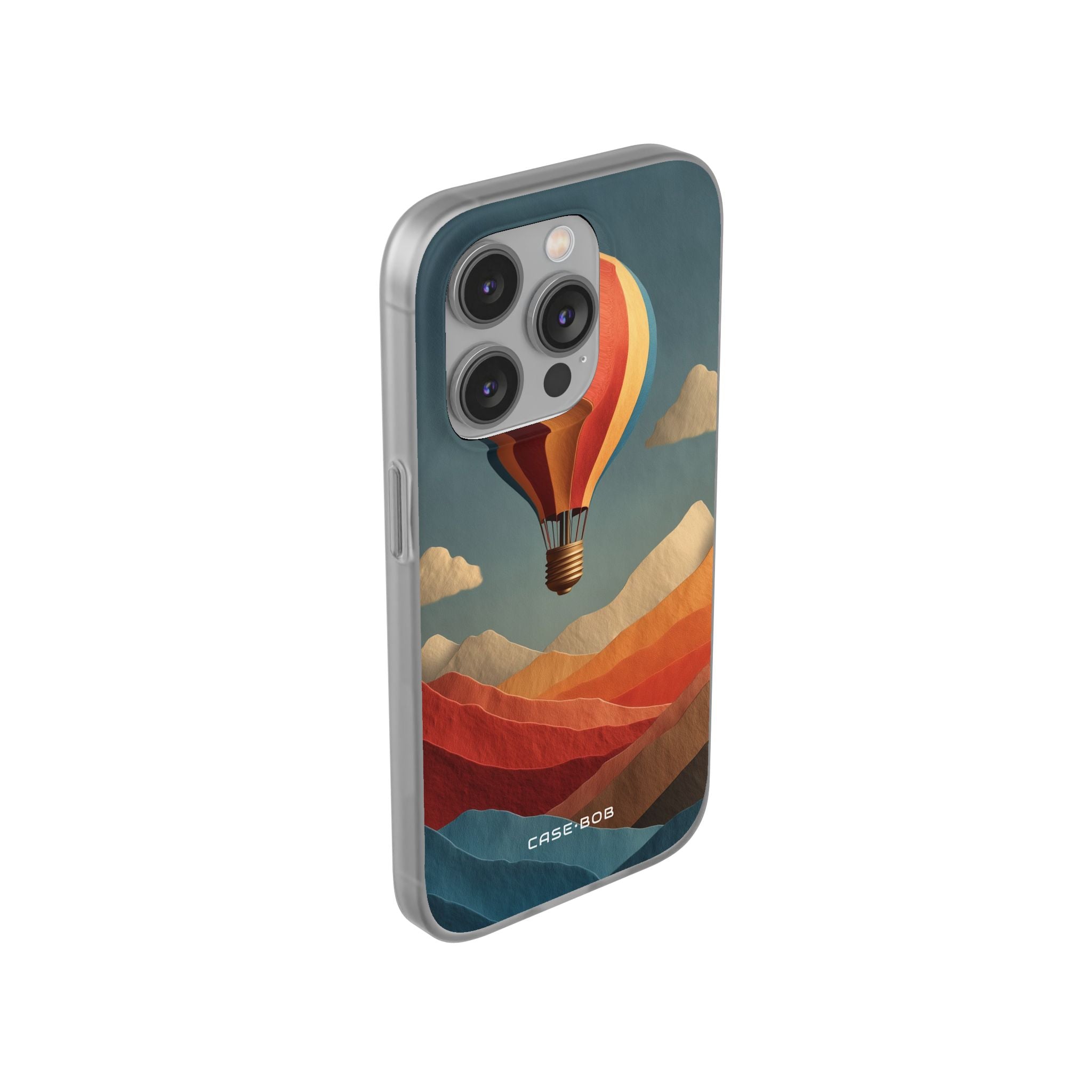 Lightbulb Balloon iPhone 14 Pro Skal - Mjuk