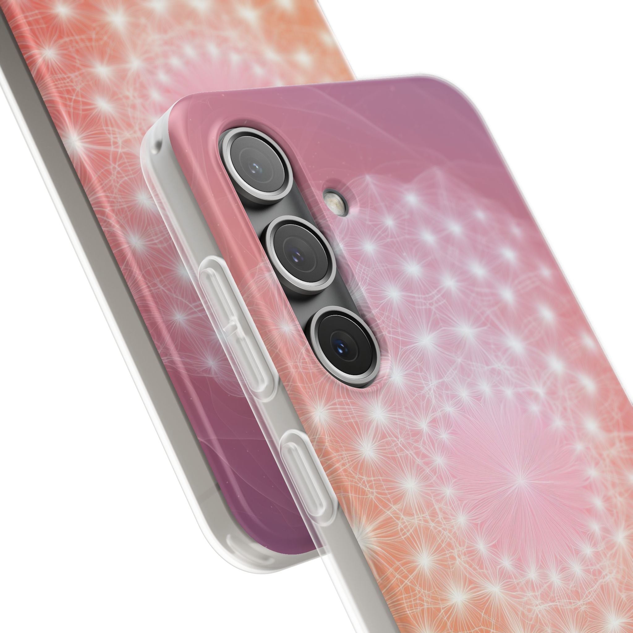 Radiant Stardust Mandala · Soft Mobilskal för Samsung