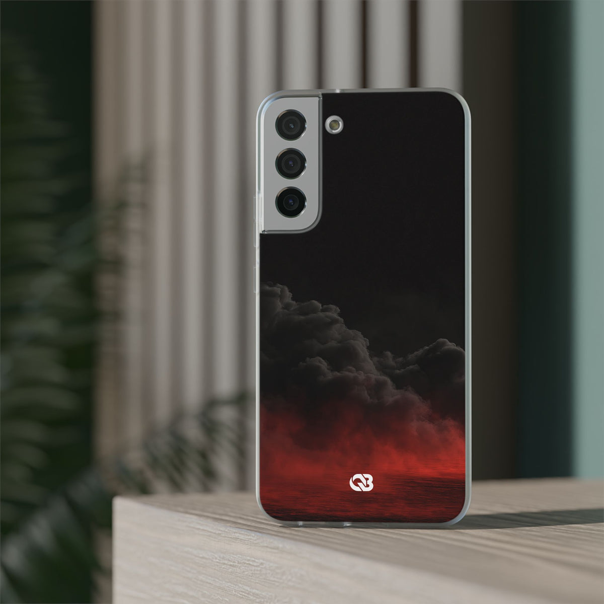 Crimson Fog Void · Lite Phone Case for Samsung · Black