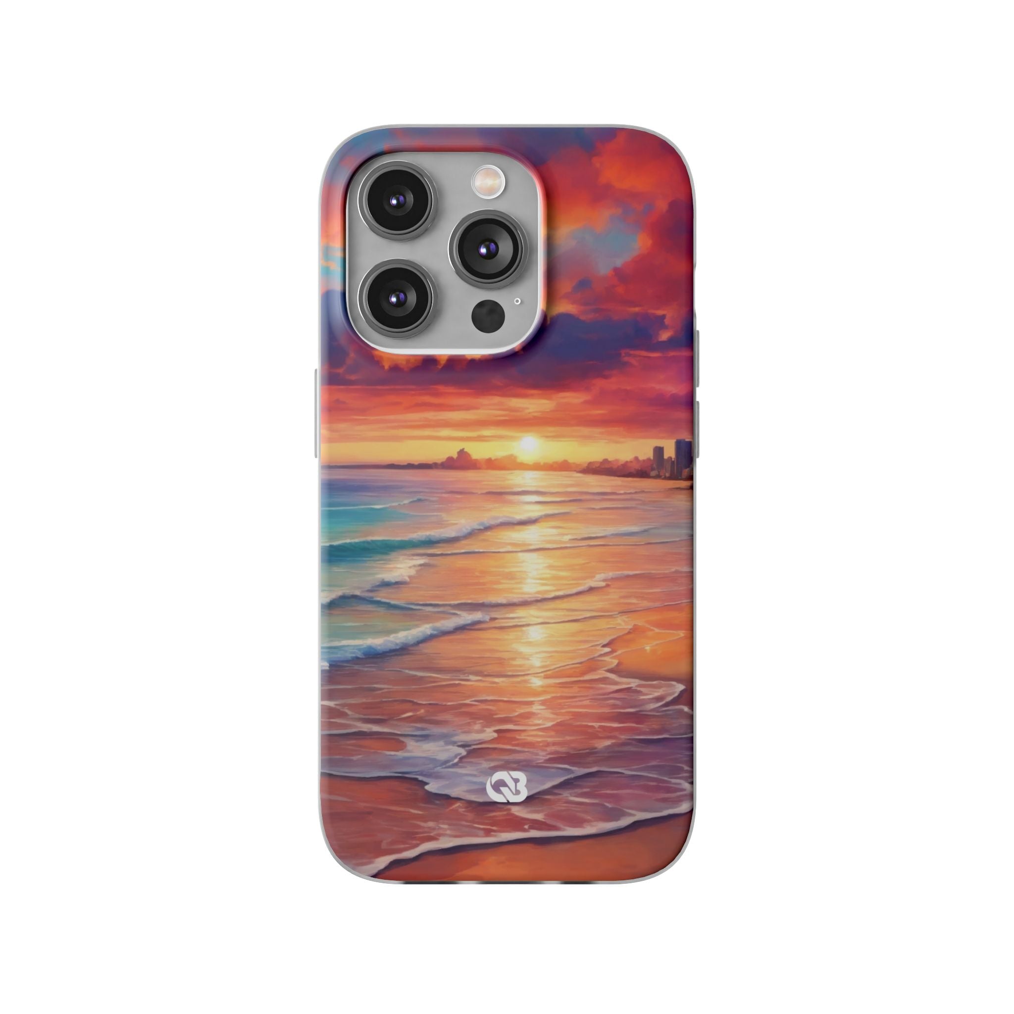 Crimson Shore Horizon · Soft Handyhülle für iPhone