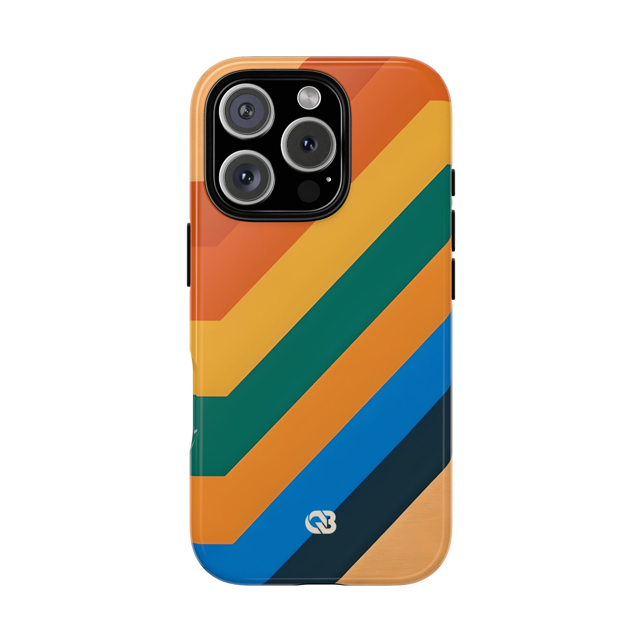 Retro Ridge Lines · Tough Hoesje voor iPhone