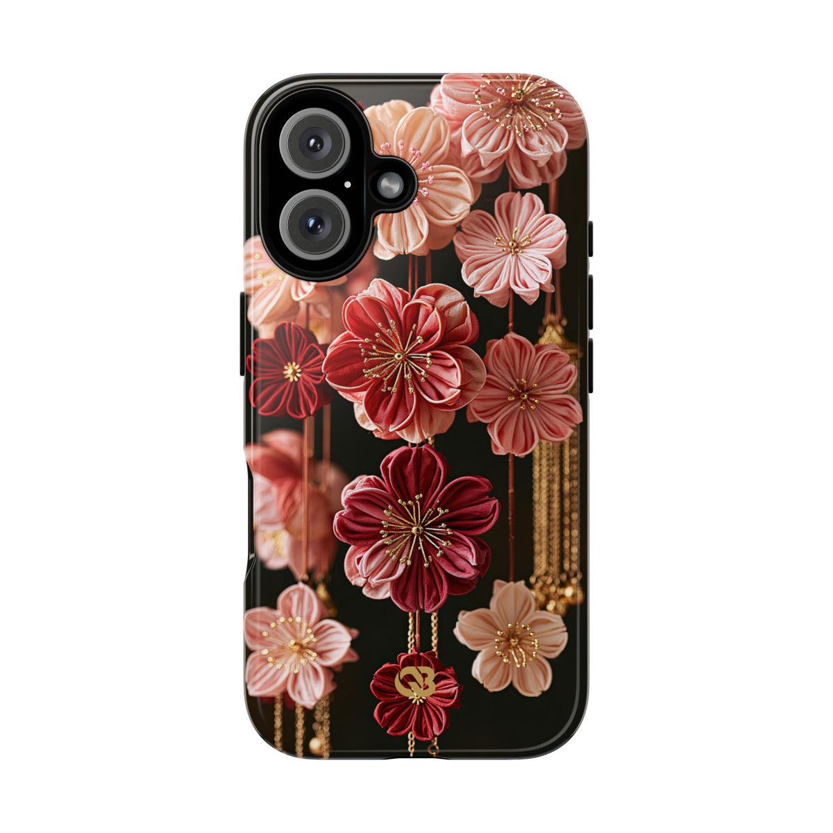 Silk Blossom Kanzashi · Tough Phone Case for iPhone · Pink