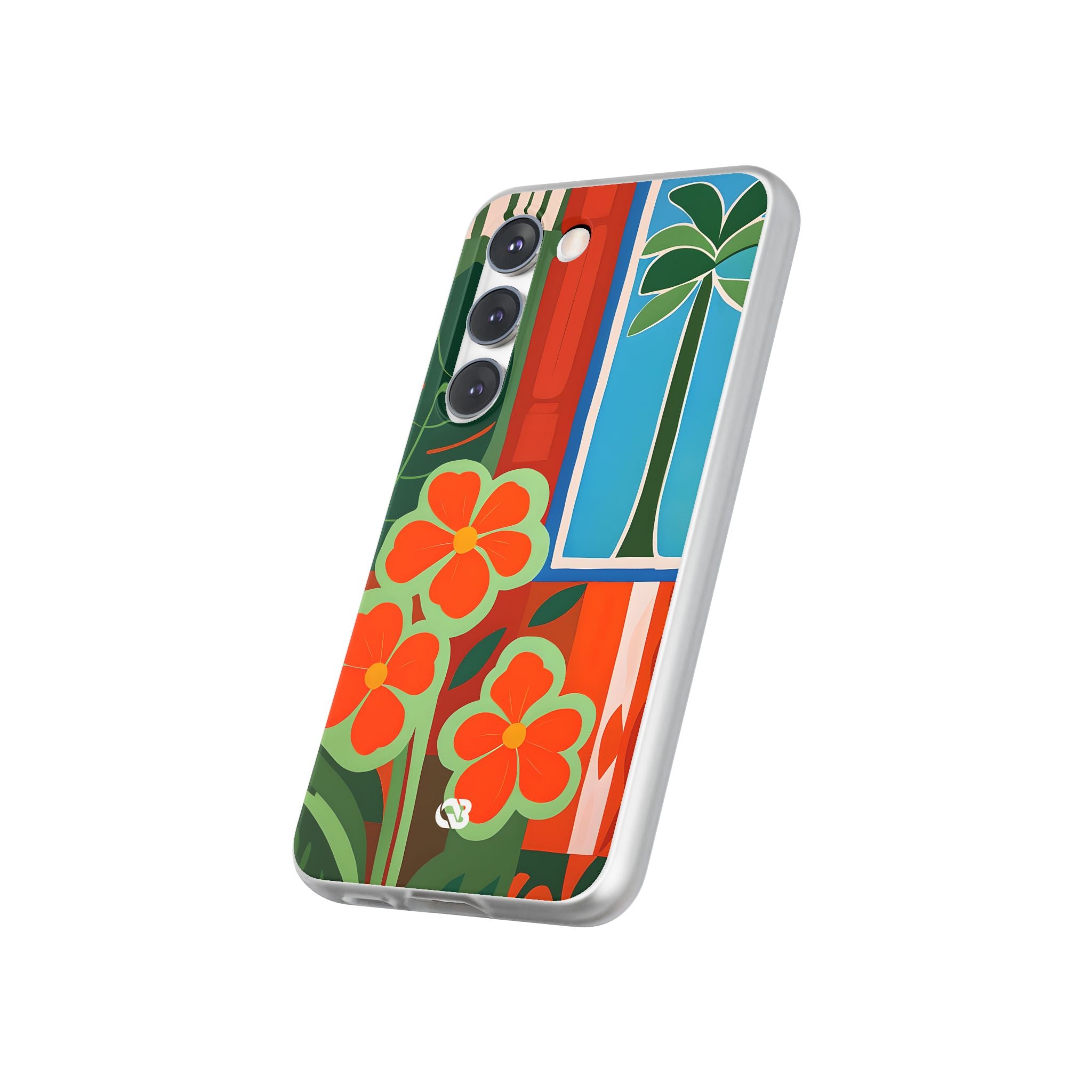 Vivid Jungle Collage · Soft Phone Case for Samsung