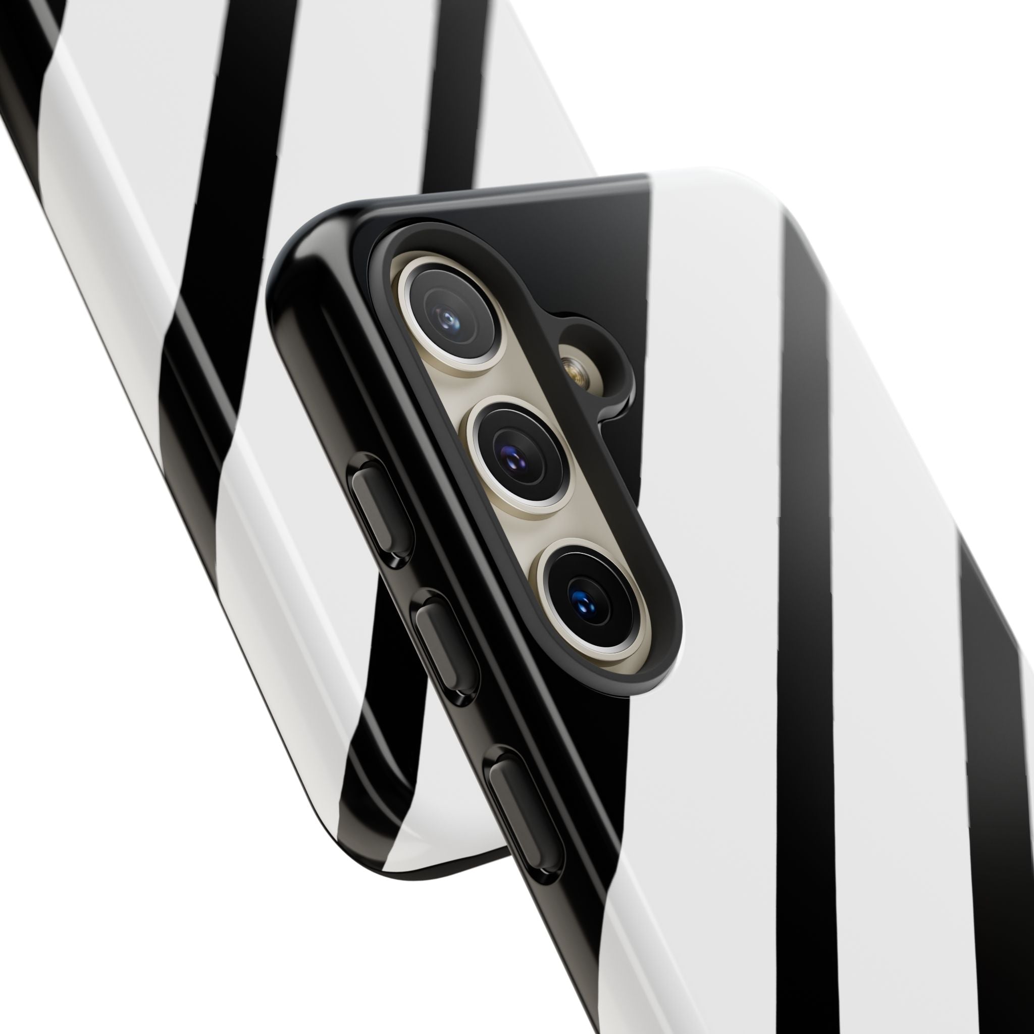 Diagonale Bänder Noir Samsung S24 Case - Tough