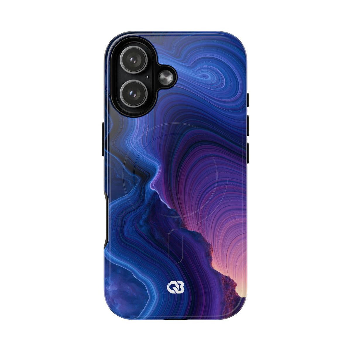 Radiant Strata · Tough 2.0 Magnetic Phone Case for iPhone · Blue