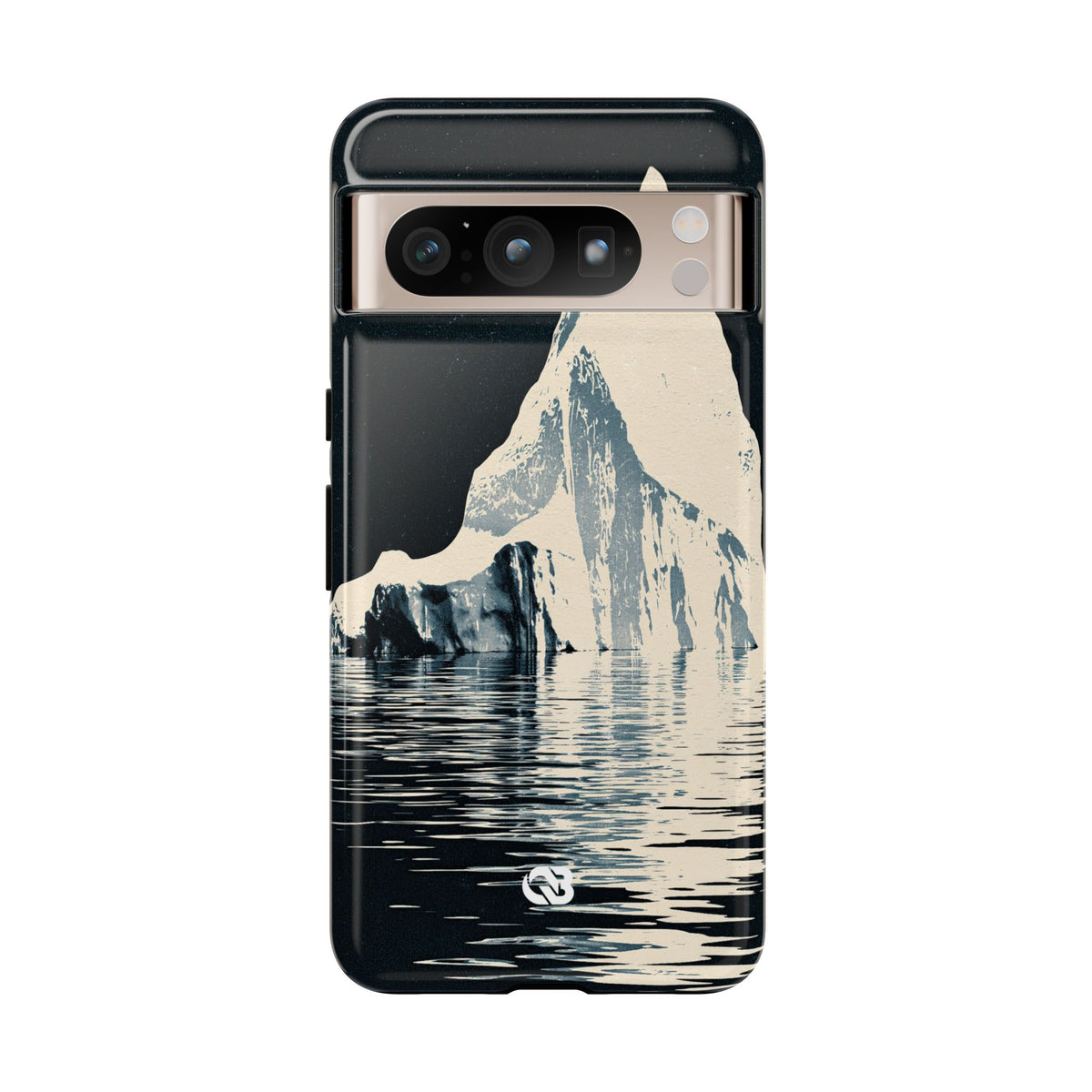 Blue Tough Phone Case for Google Pixel - Frozen Navy Monolith