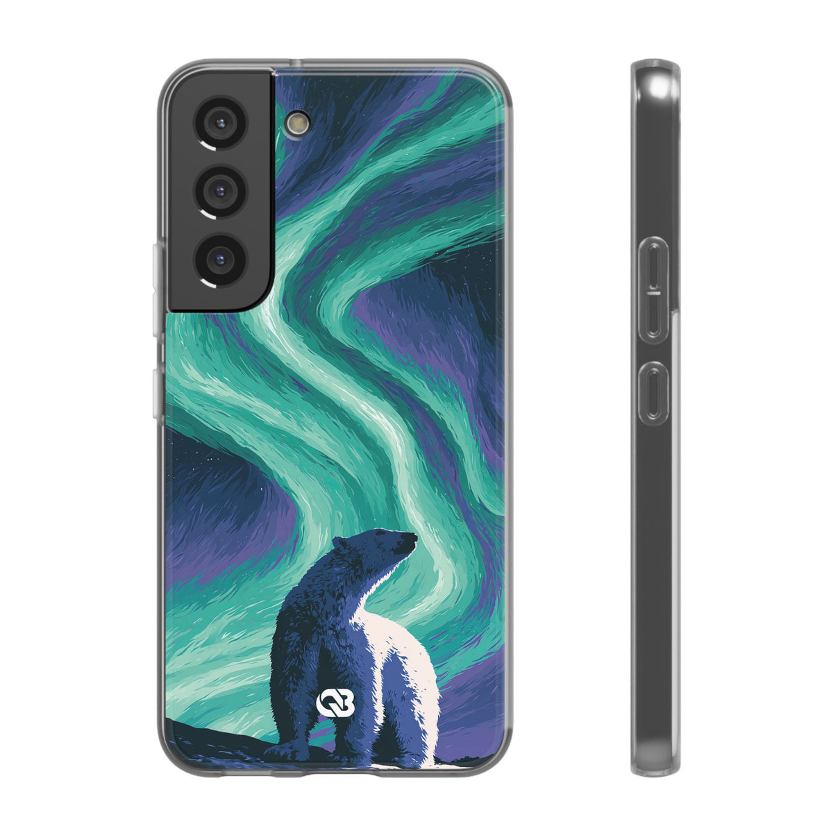 Arctic Aurora Bear · Lite Phone Case for Samsung · Teal