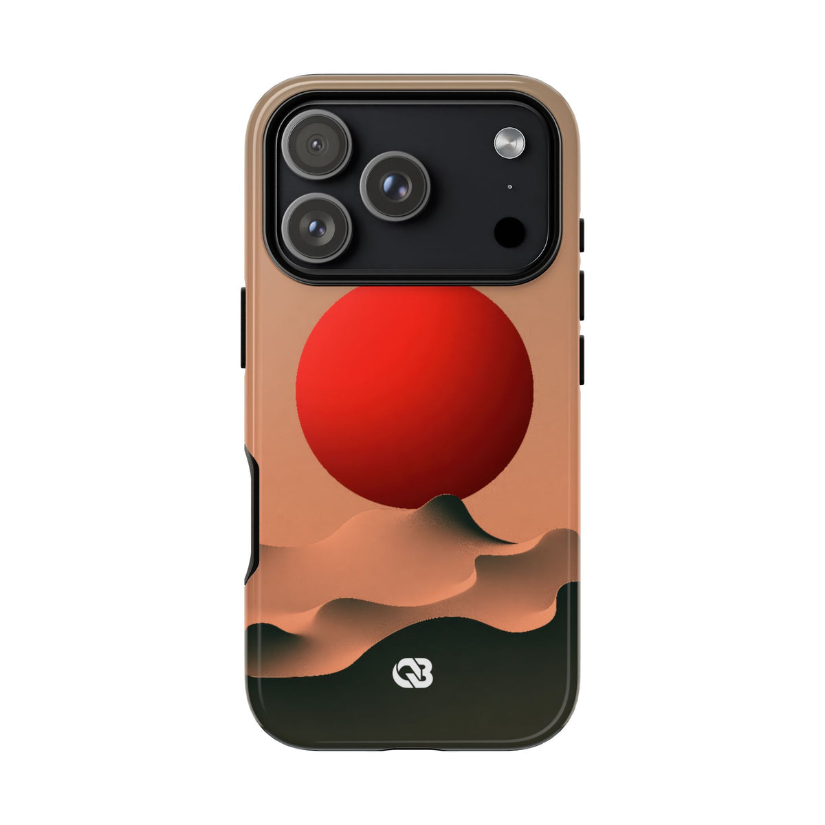 Crimson Sol Ridge · Tough Phone Case for iPhone · Red