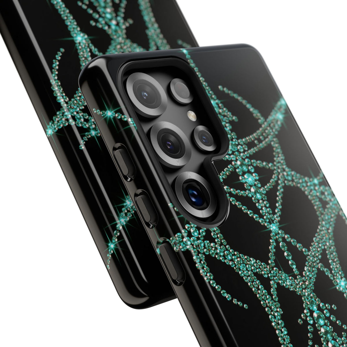Teal Cyber Sigil · Tough Phone Case for Samsung · Teal