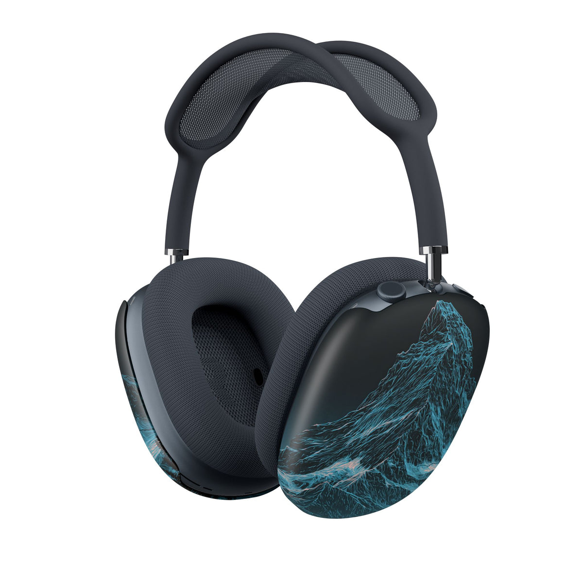 Glacial Alpine Peak · Hard Case for AirPods Max · Blue