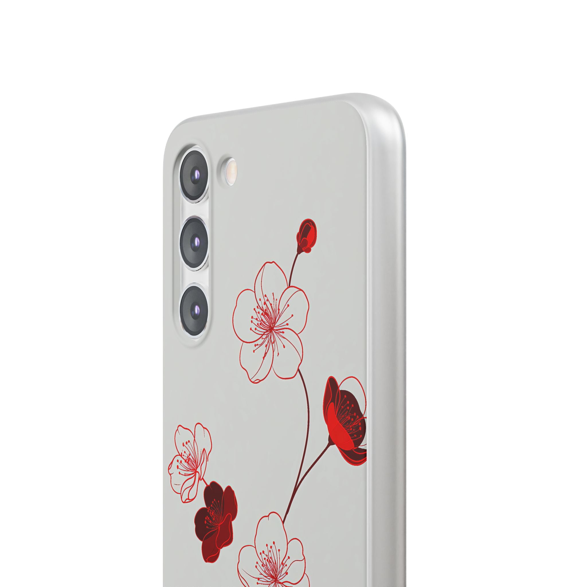Red Lite Phone Case for Samsung - Kyoto Ember Bloom