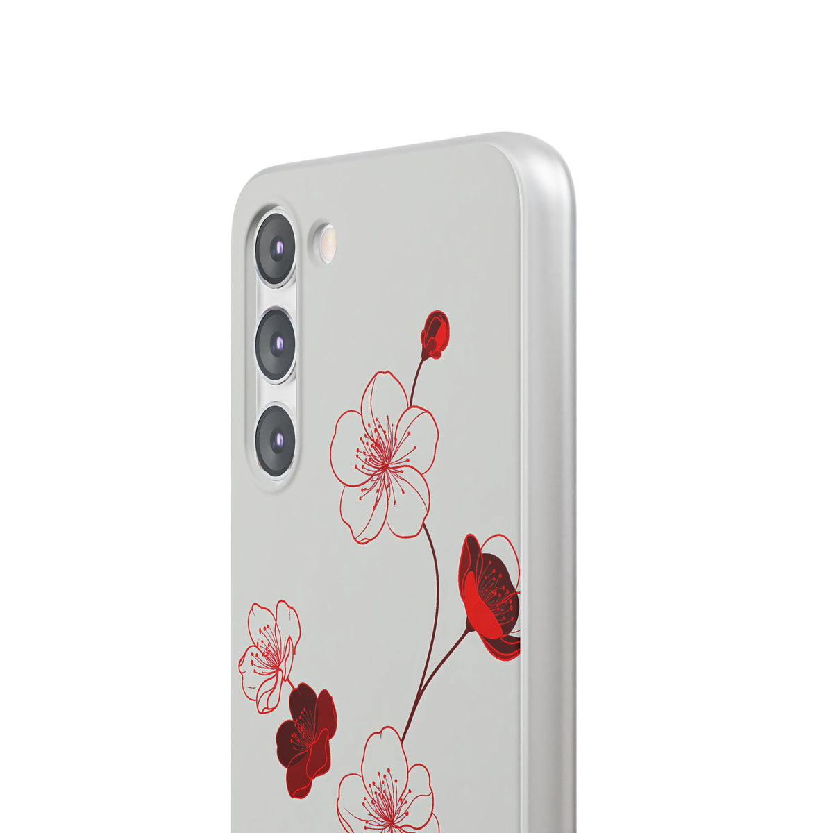 Crimson Sakura Blossom · Lite Phone Case for Samsung · Red