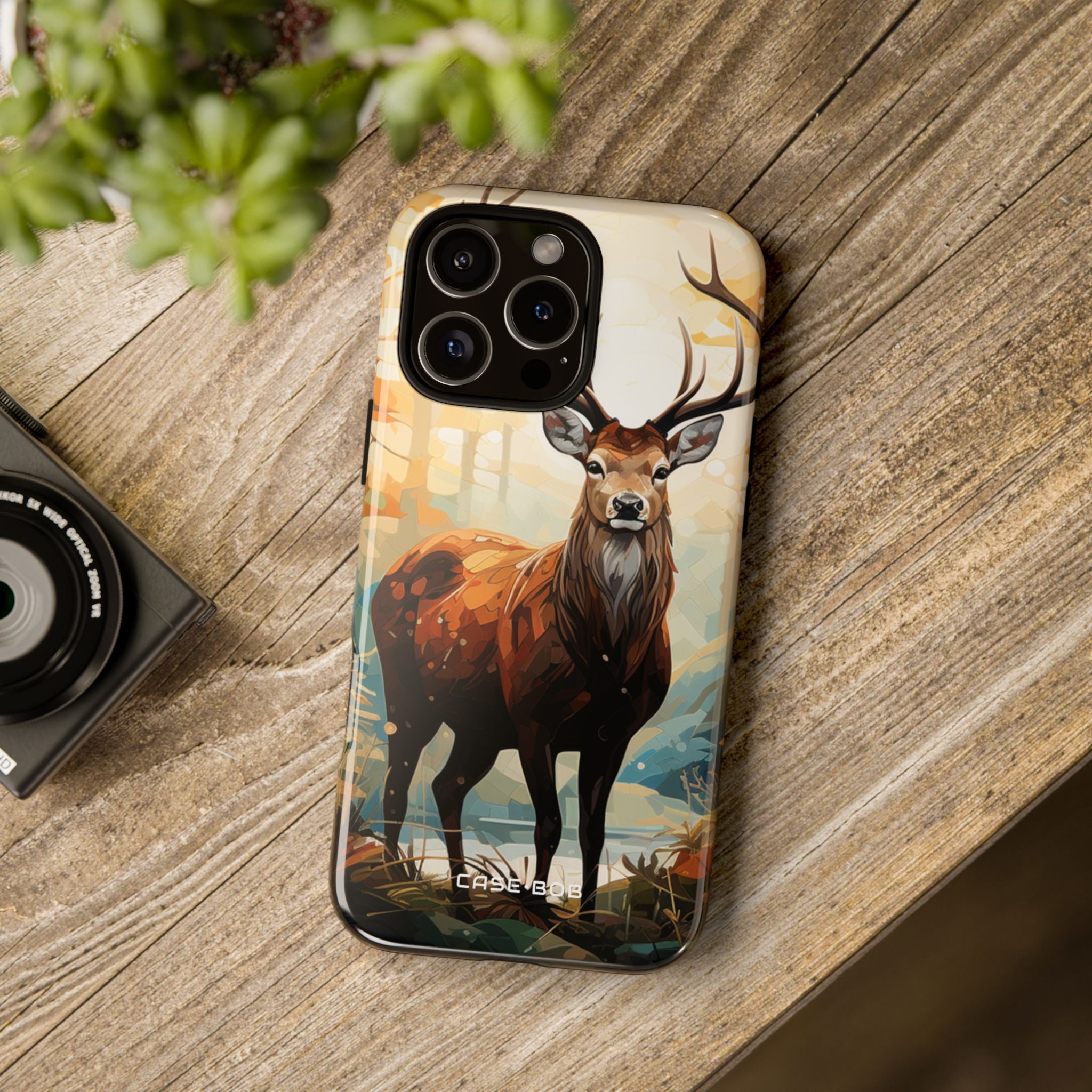 Glowing Stag iPhone 16 Pro Max Case - Tough - CASE•BOB