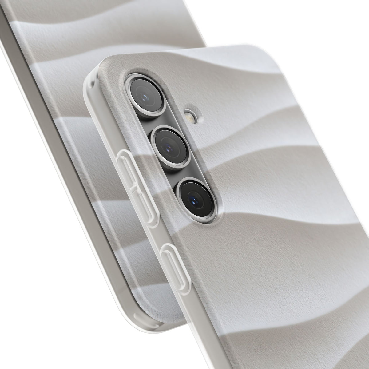 Sculpted Dune Relief · Lite Phone Case for Samsung · White