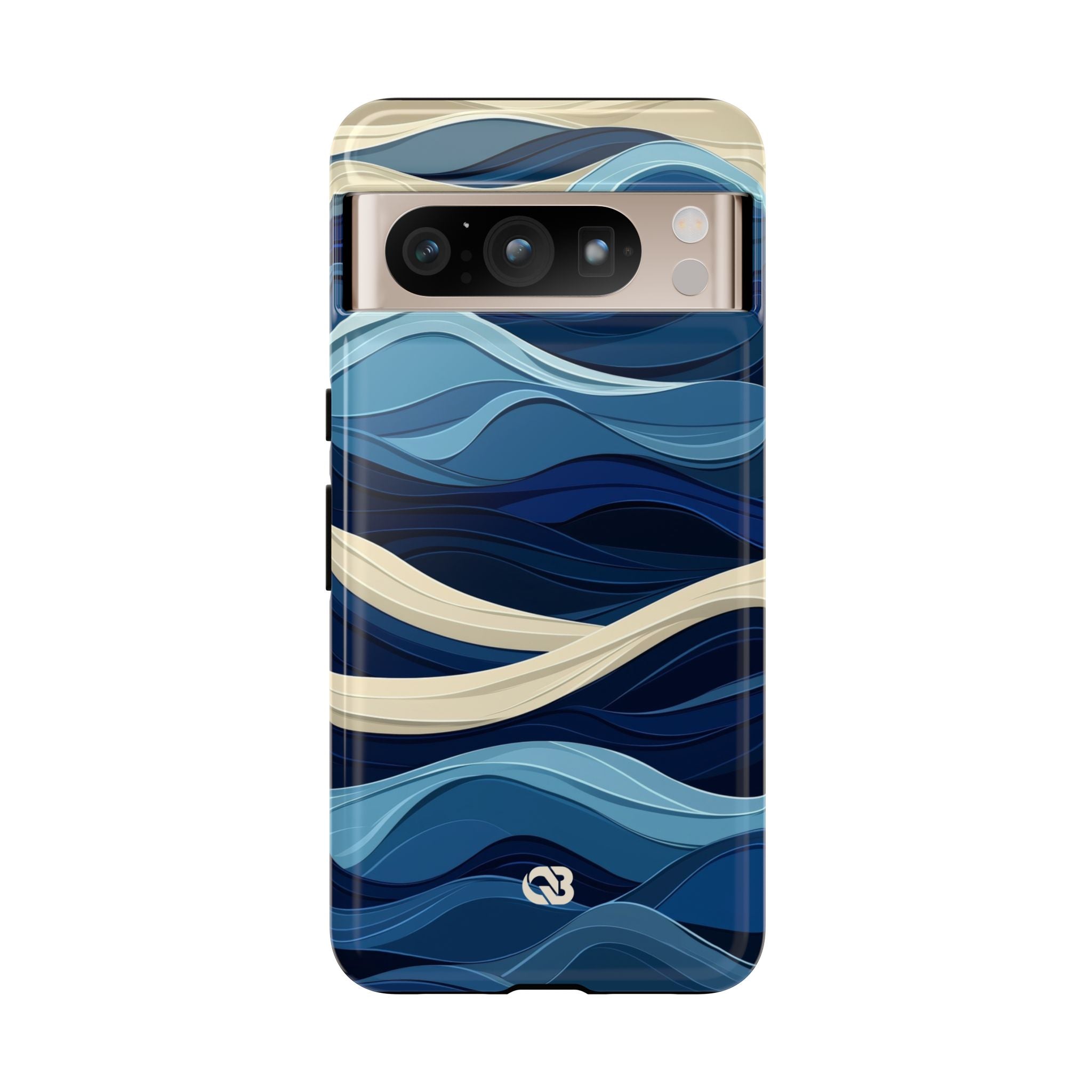 Cobalt Coast Layers · Tough Phone Case for Google Pixel