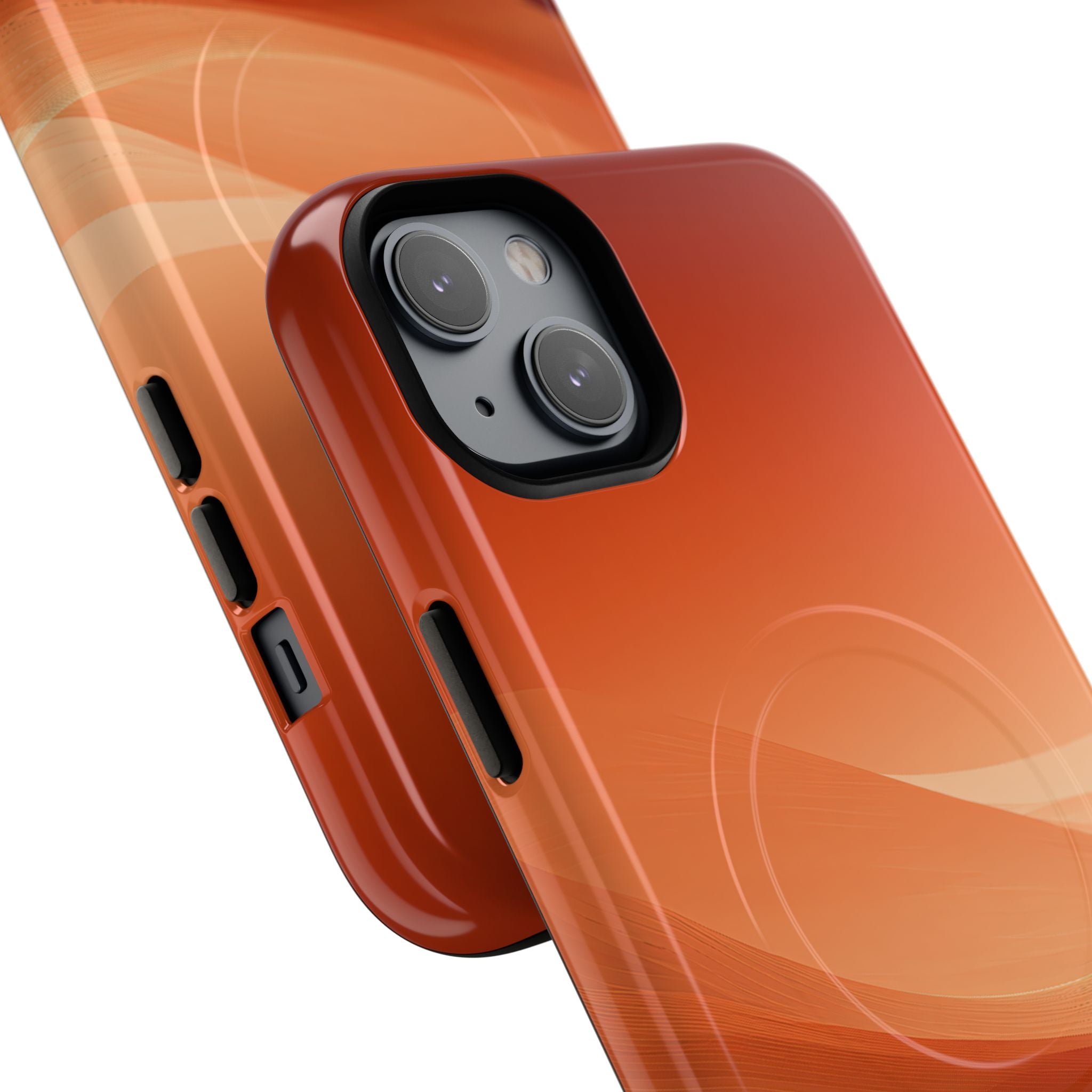 Orange Tough 2.0 Magsafe Phone Case for iPhone - Crimson Dune Gradient