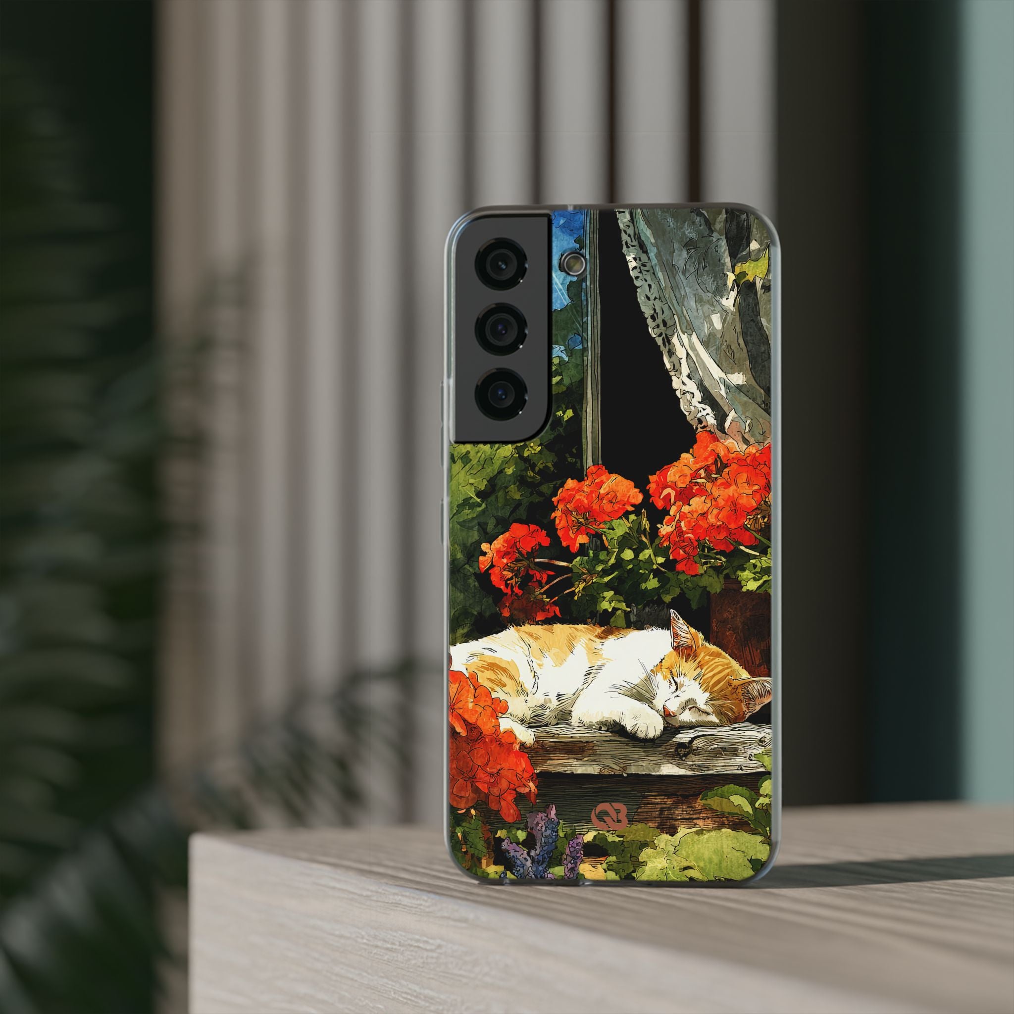Sleeping Ginger Bloom · Soft Handyhülle für Samsung