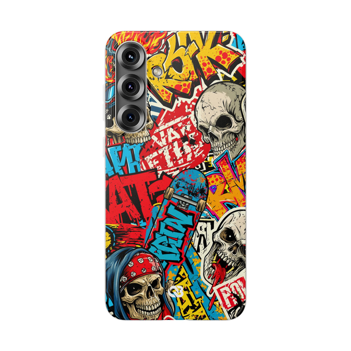 Skate Skull Riot · Lite Phone Case for Samsung · Red