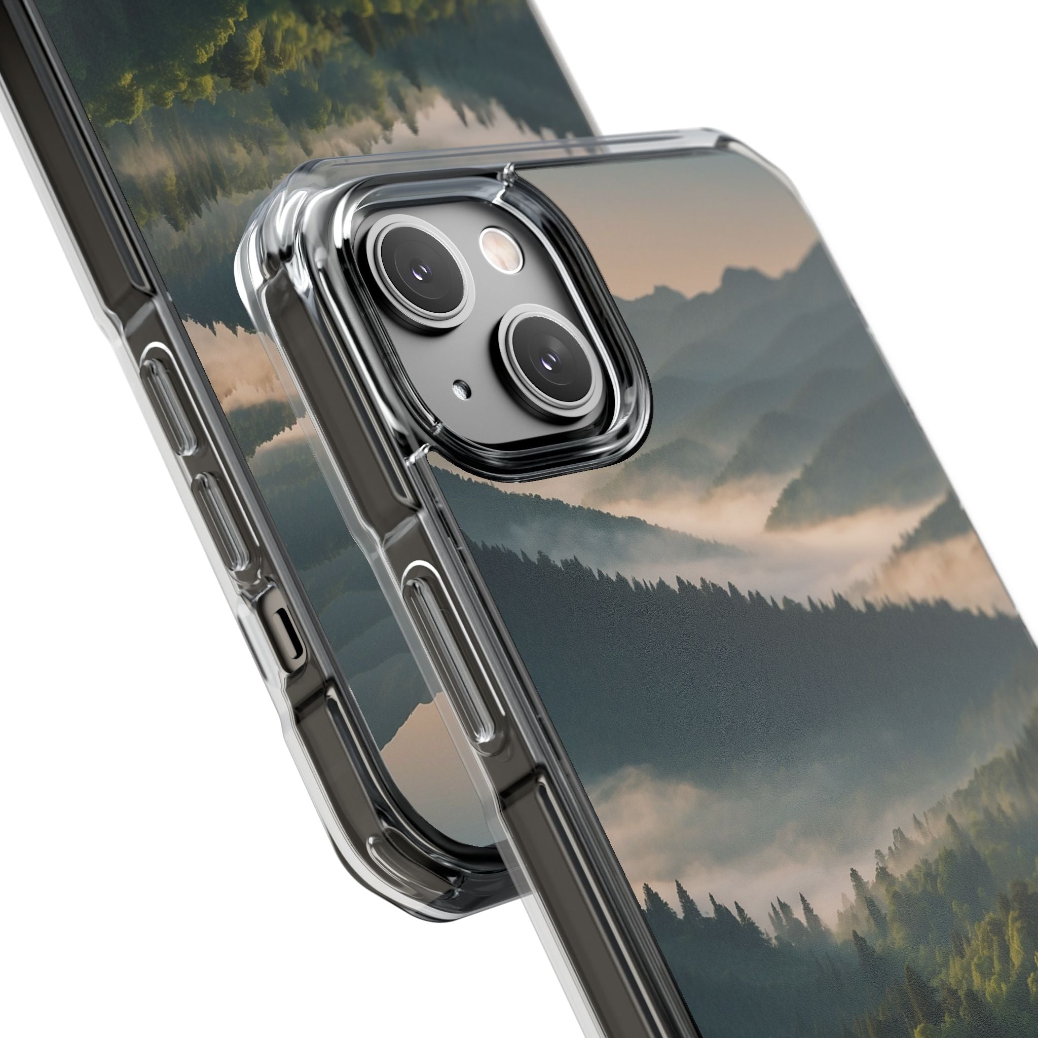 Foggy Mountain Ridge · Impact Handyhülle für iPhone · Magsafe