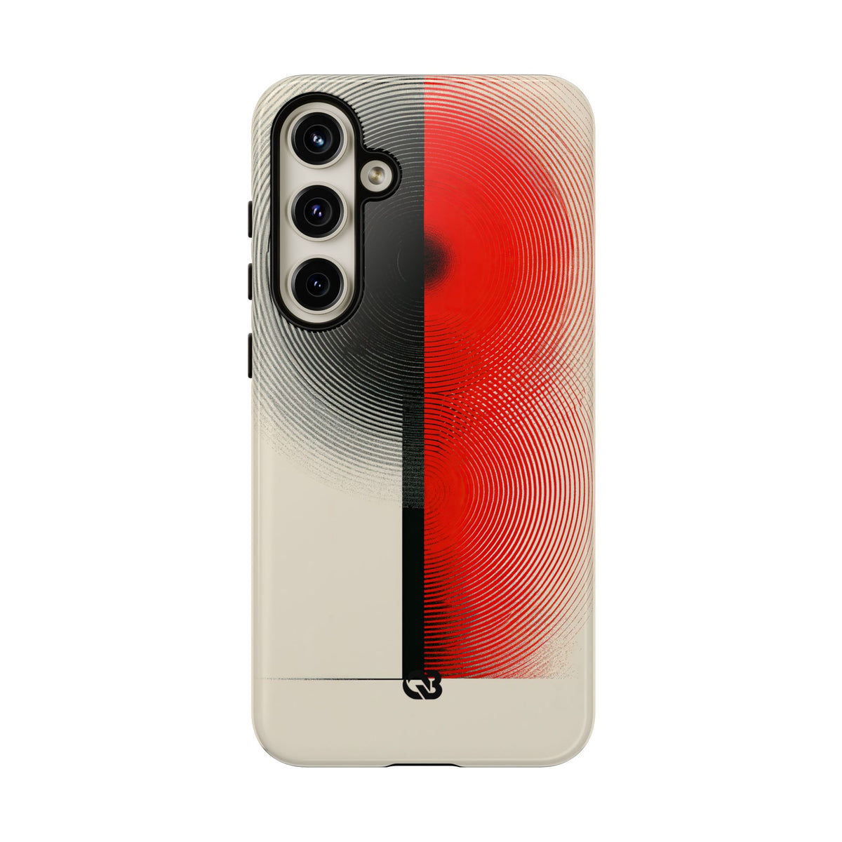 Red Tough Phone Case for Samsung - Split Signal Red